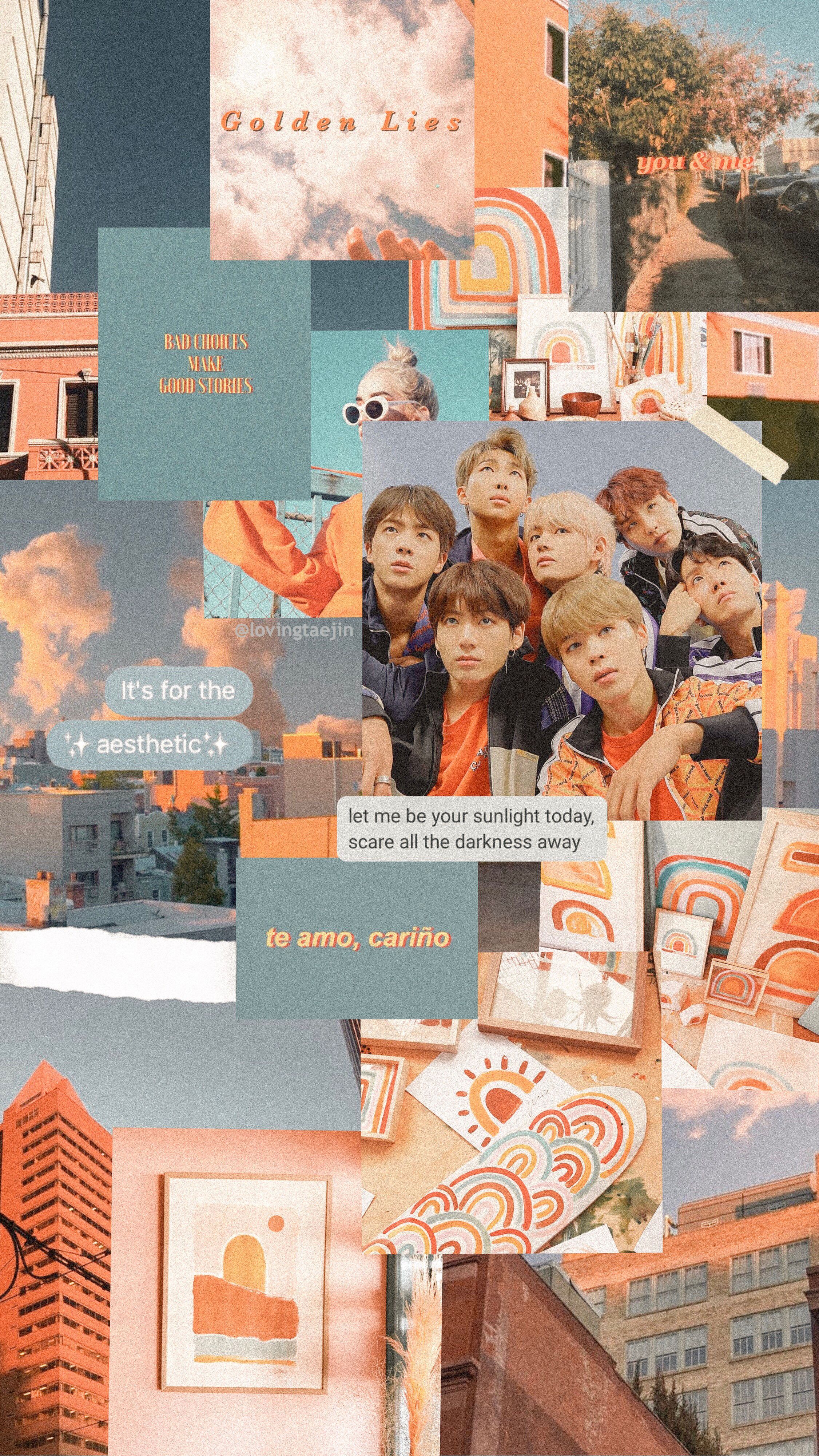 Bts Ot7 Iphone Wallpaper - Luv Kpop