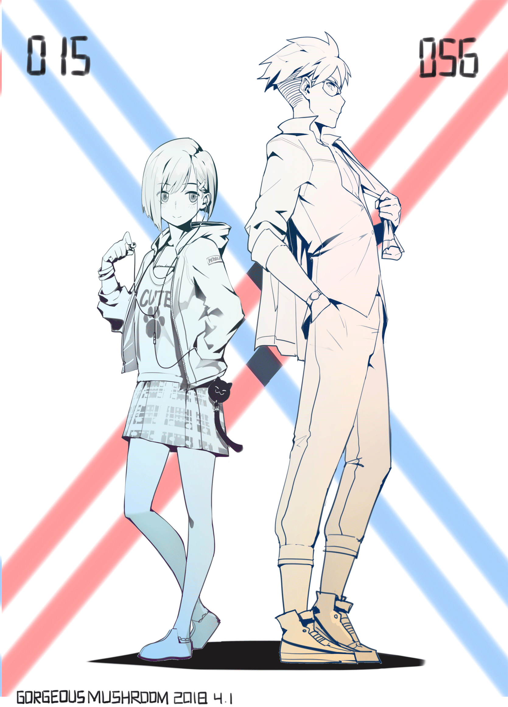 Ichigo x Goro. Anime, Querida no franxx, Casal anime