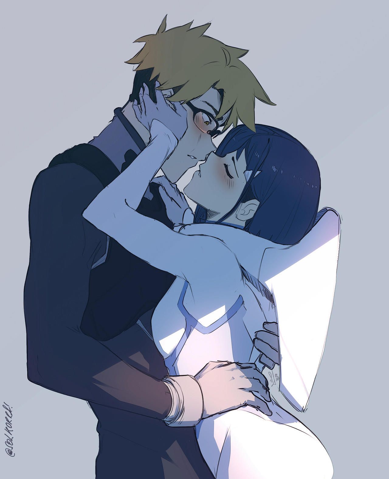 Goro × Ichigo by SOLKORRA. Darling in the Franxx