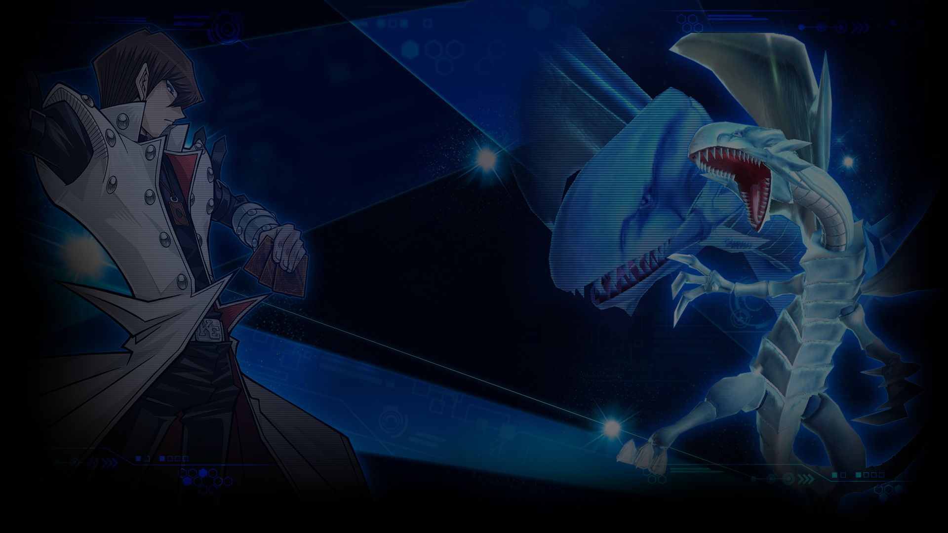 Yu Gi Oh Duel Links Wallpaper 005 Seto Kaiba & Blue Eyes White
