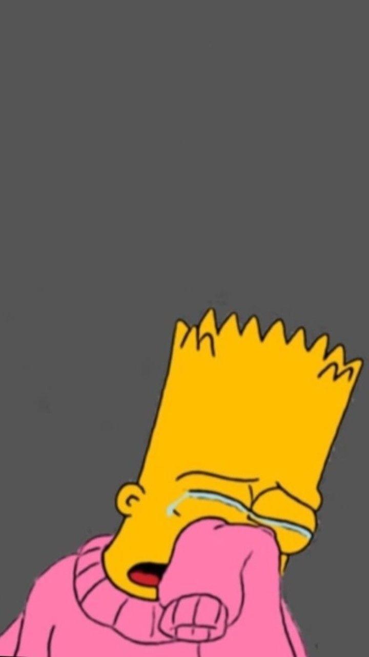 Depressed Bart Simpson Hd Iphone Wallpapers Wallpaper Cave