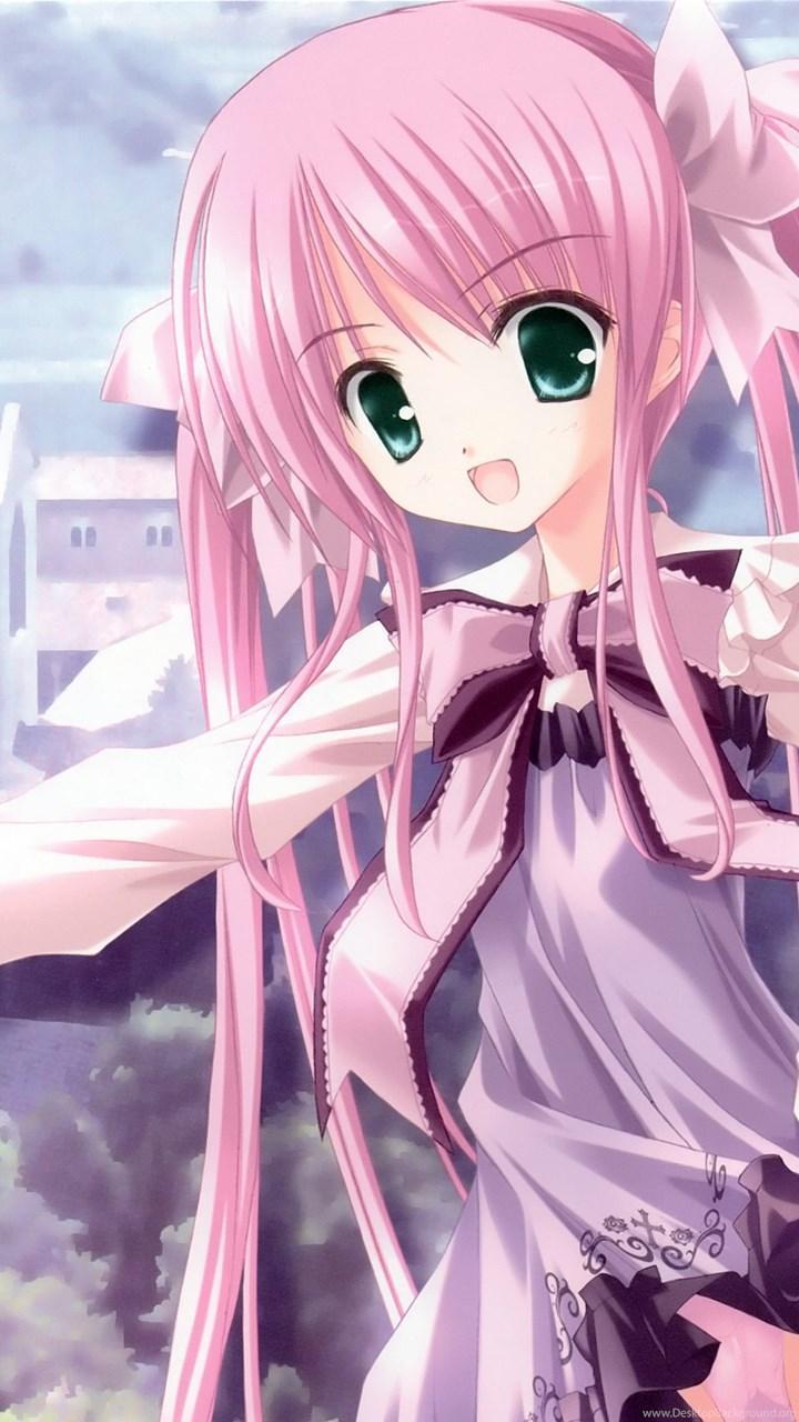 Pink Anime Android Wallpapers - Wallpaper Cave