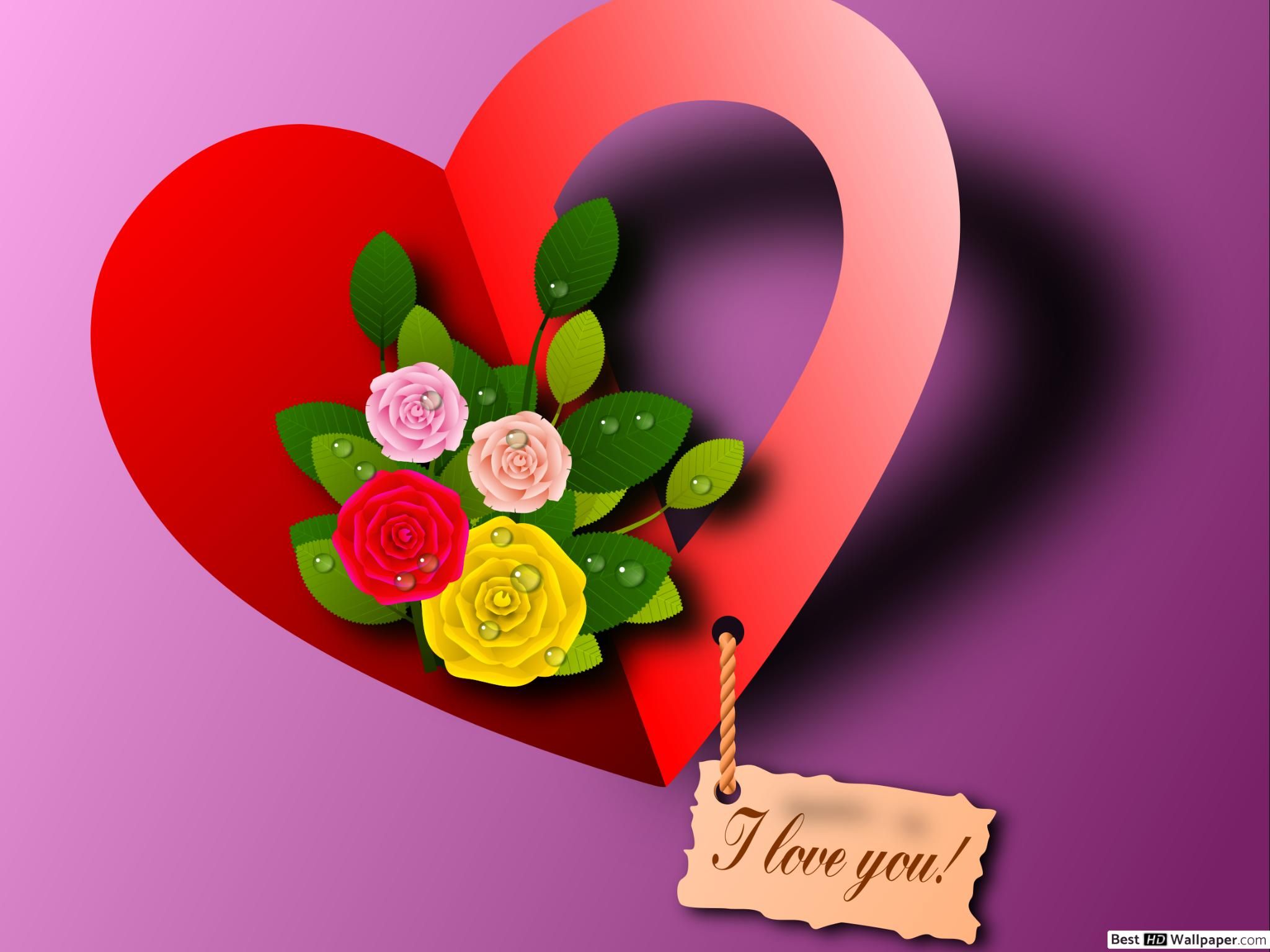 Happy Mother's Day Note Heart Frame HD wallpaper download