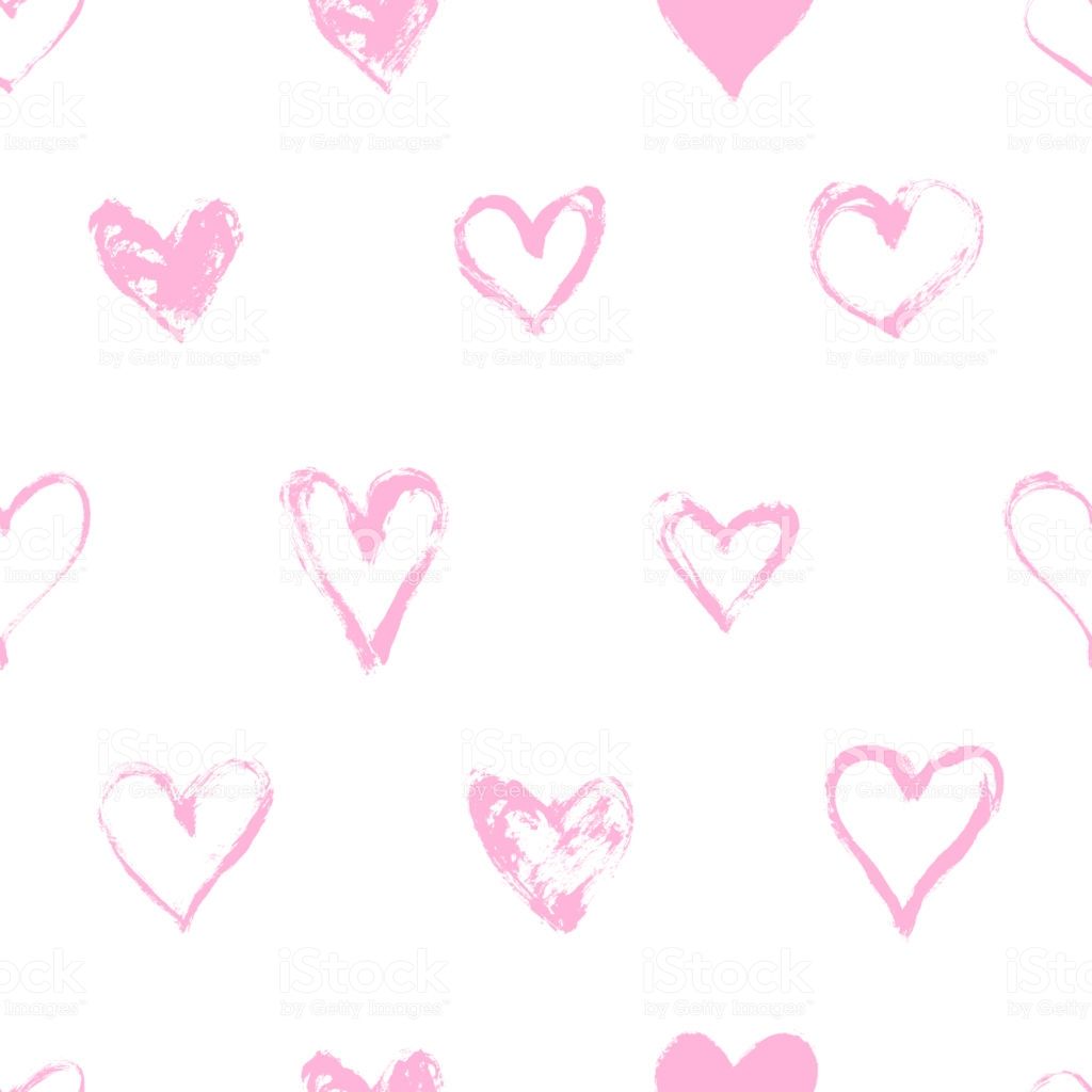 Seamless Pattern With Hearts Valentines Day Mothers Day Wedding