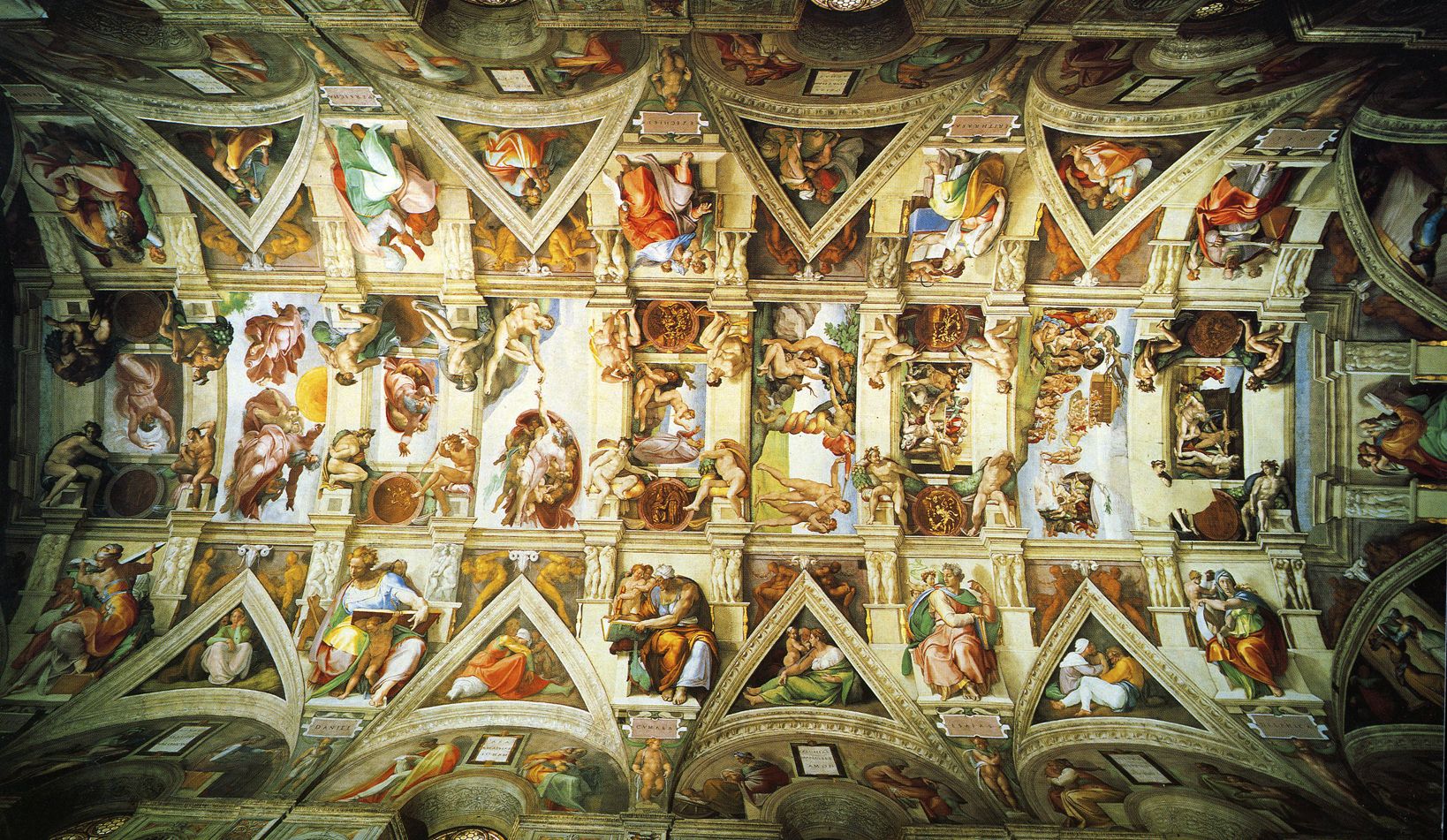Free download Sistine Chapel Ceiling HD Wallpaper Background