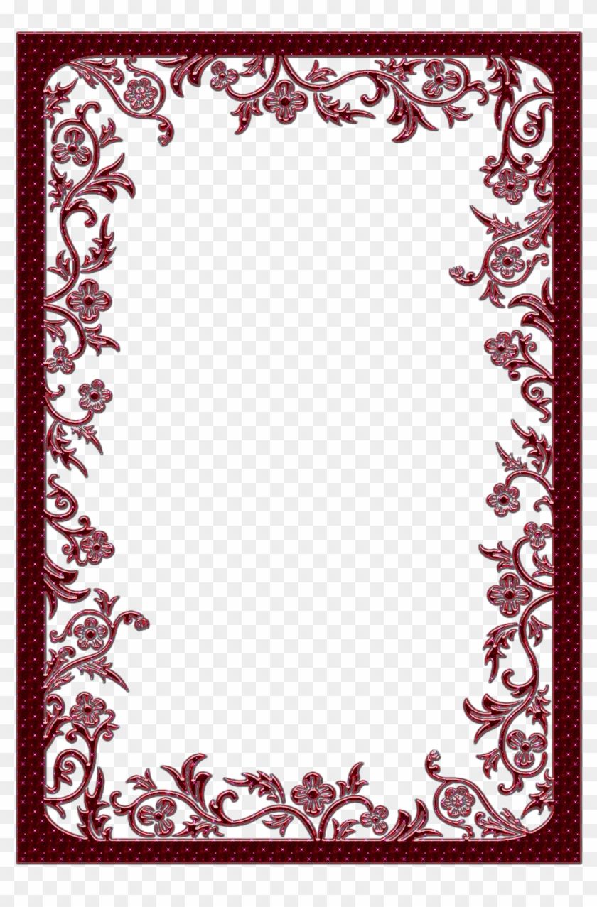 Large Red Transparent Frame Yopriceville High Quality