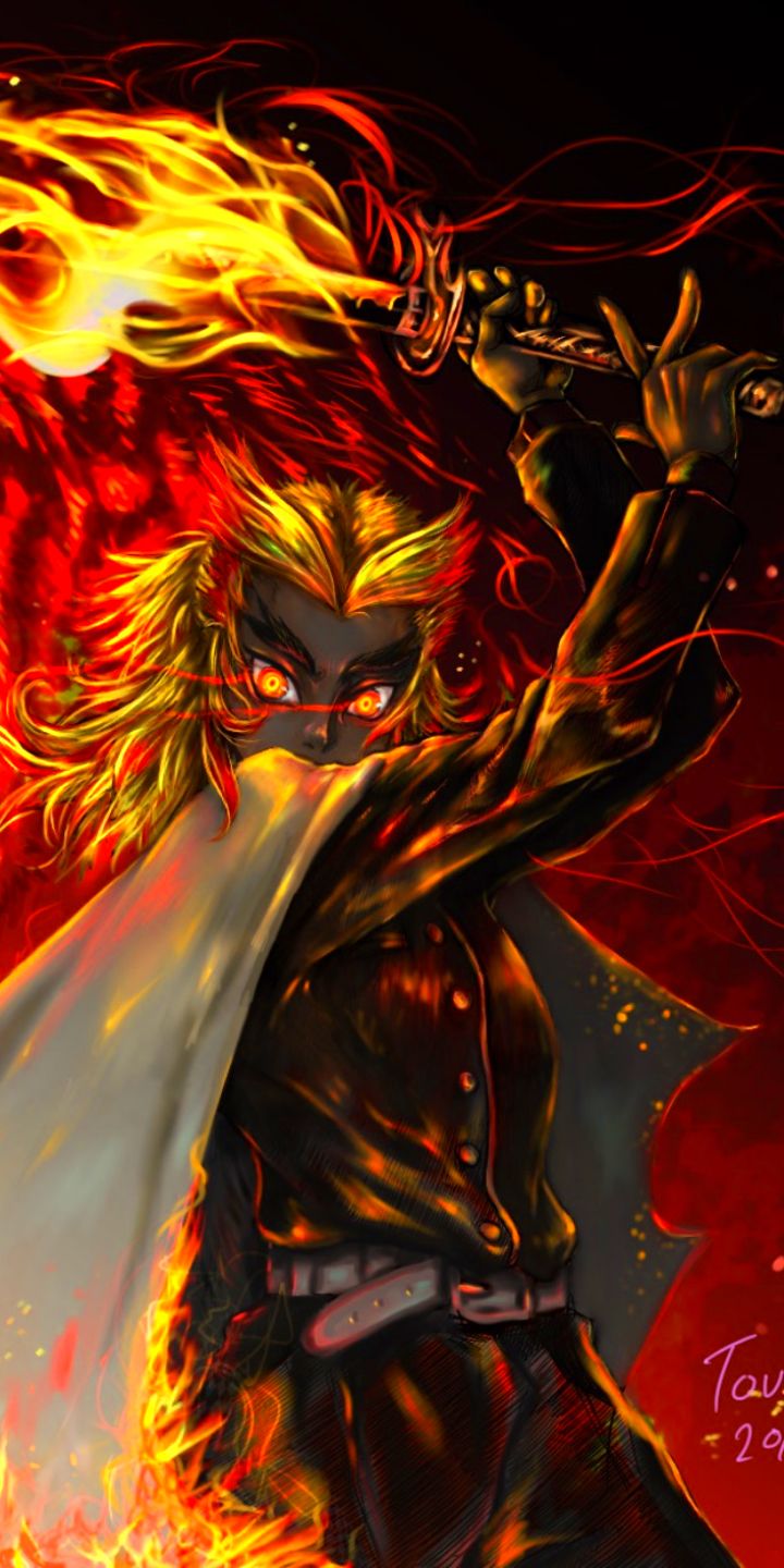 Rengoku Demon Slayer Wallpaper Rengoku Background - Anime ...