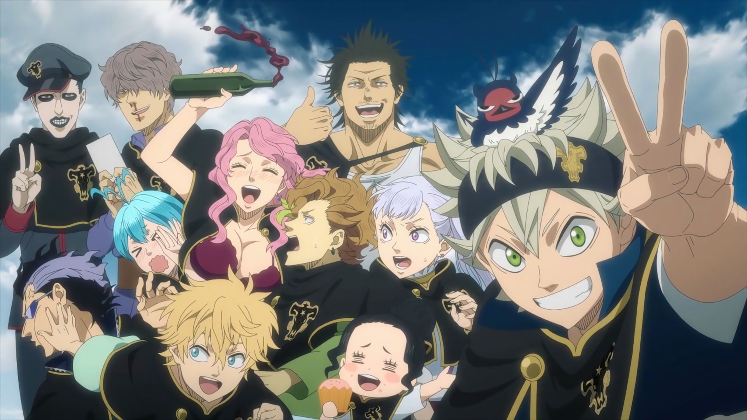 Black Clover Black Bulls Phone Wallpaper