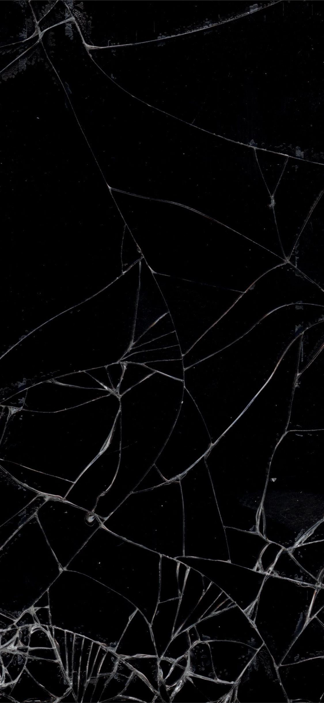 Realistic Cracked Screen Background