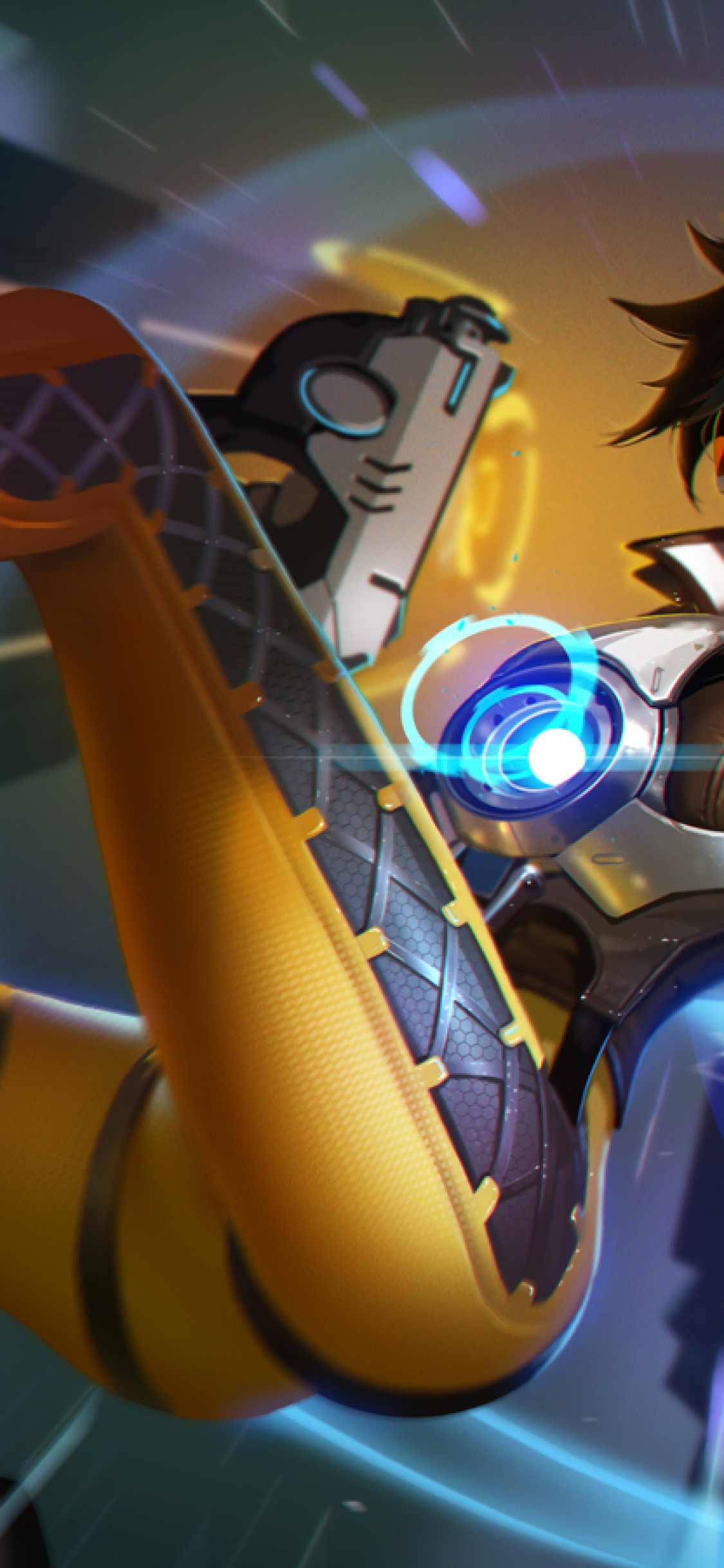 Overwatch, Tracer, Bodysuit, Guns