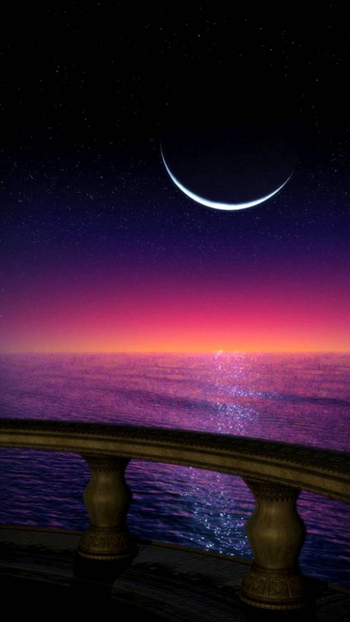 Crescent moon Wallpaper by ZEDGE™