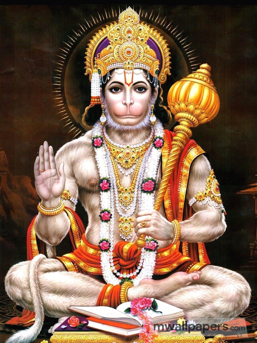 Hanuman (Anjaneya) Wallpaper HD (1040x1387)