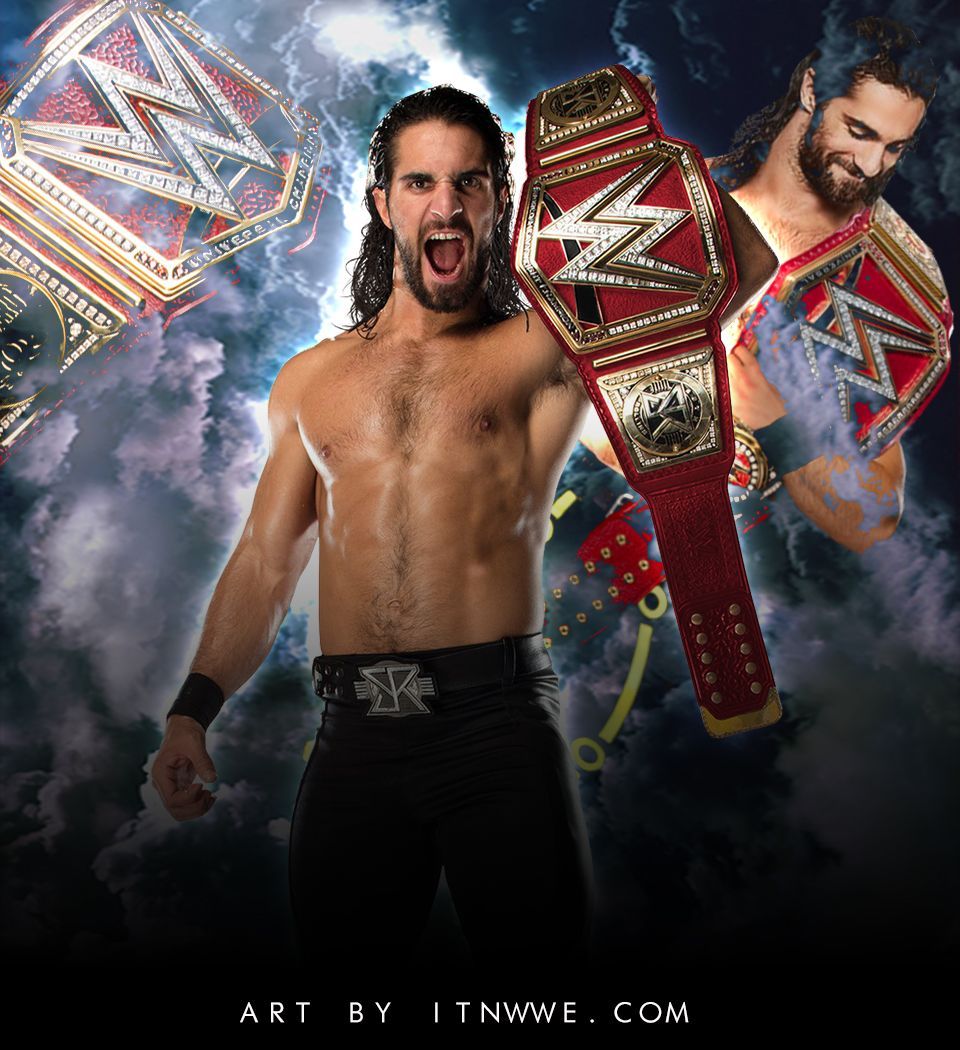 Seth Rollins Universal Champion wallpaper 2019 by ITNWWE. Wwe