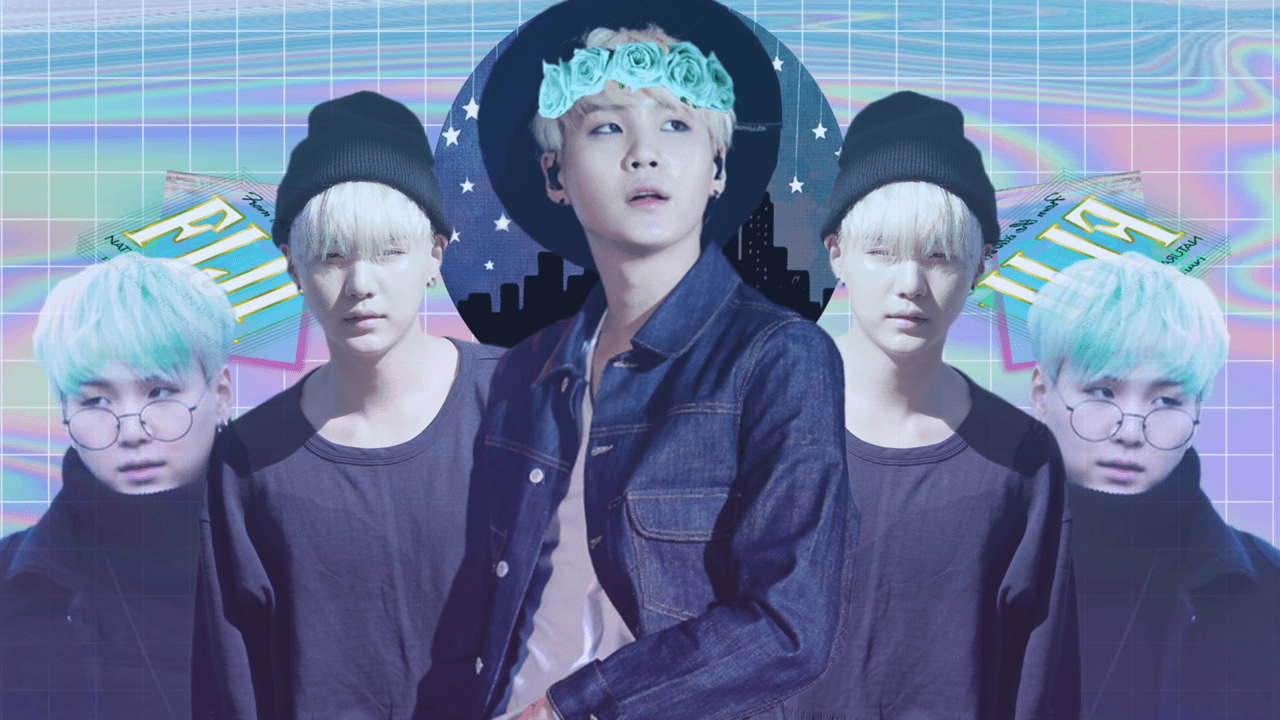 Suga BTS Aesthetic Desktop Wallpaper Free Suga BTS