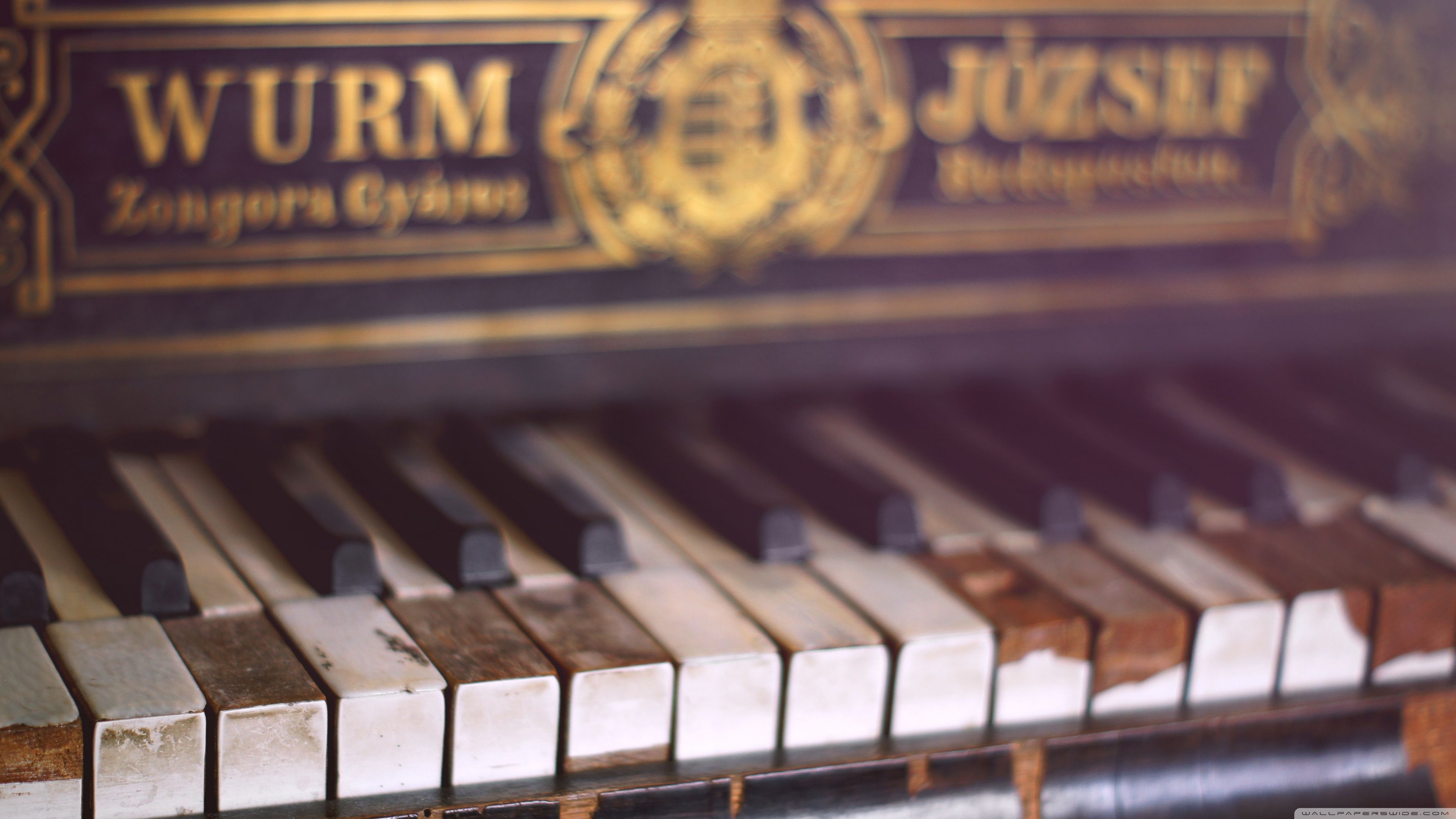 Piano Wallpaper HD Vintage