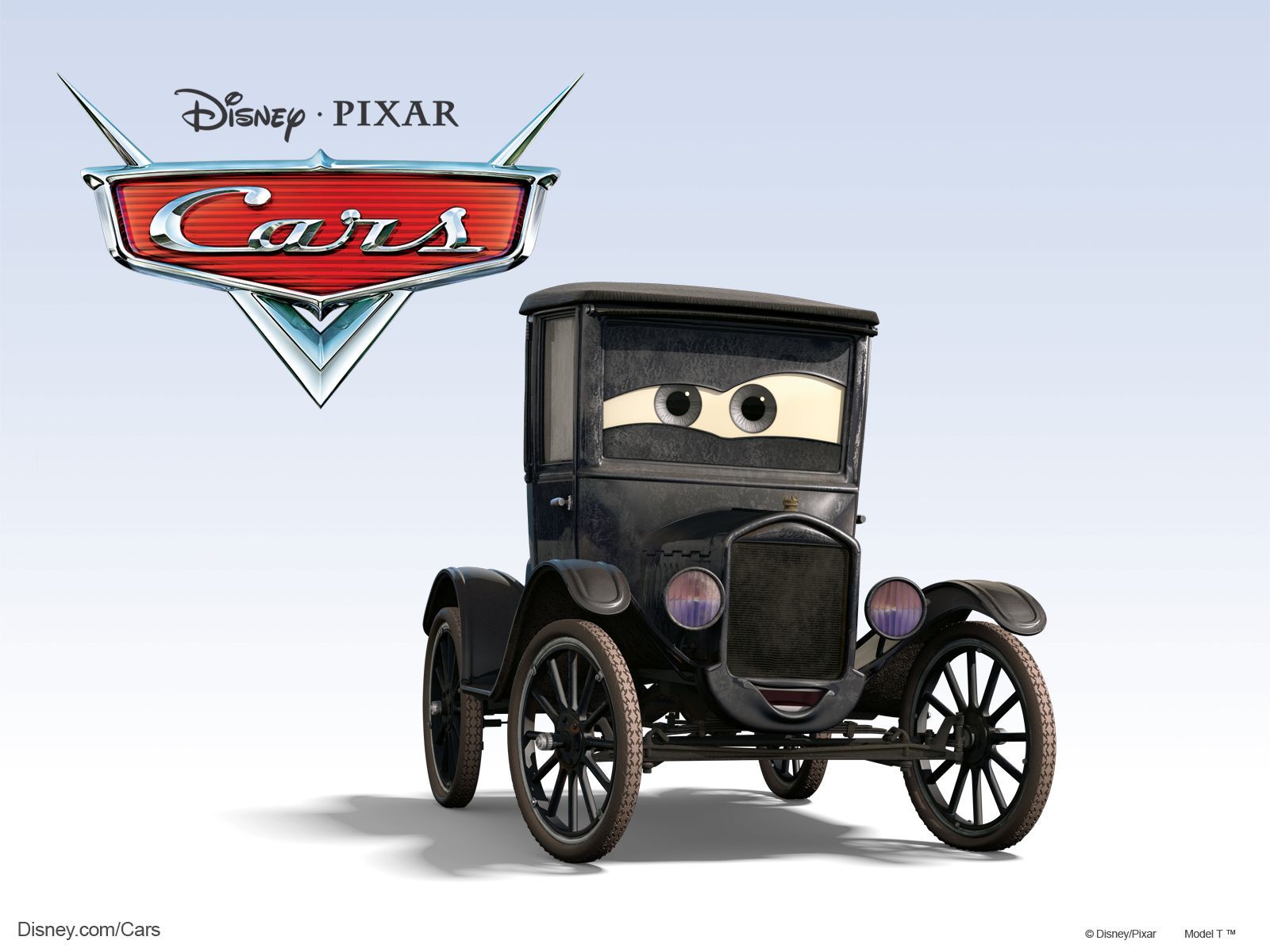Disney Cars. Lizzie The Ford Model T From Disney Pixar Movie Cars