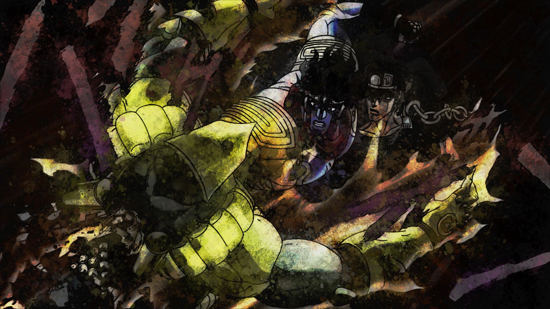 Anime, Jojo's Bizarre Adventure, Jotaro Kujo, Star Platinum Jojo HD Wallpaper & Background Download