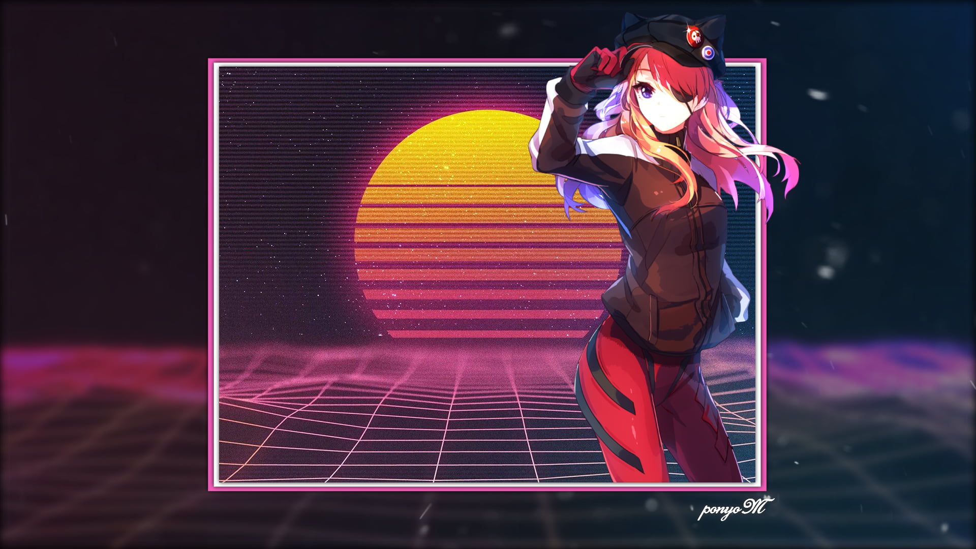 Retro Anime Background