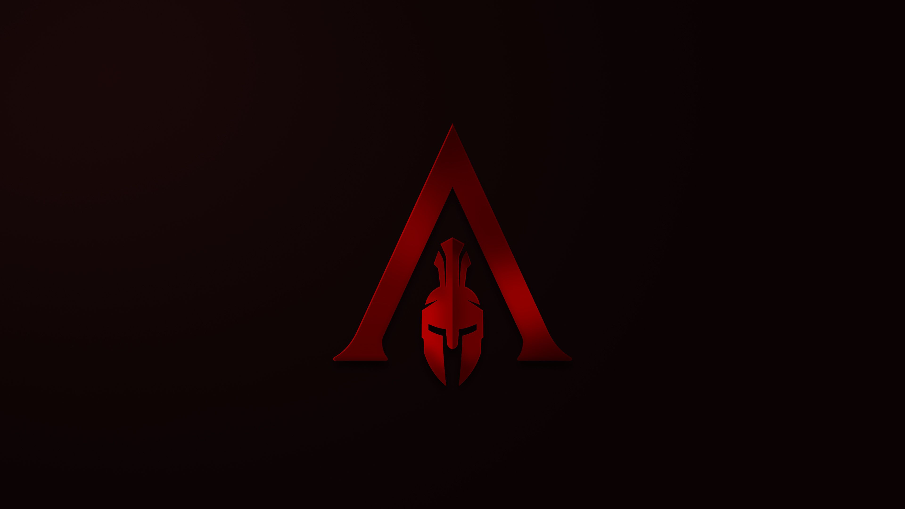 Wallpaper 4k Assassins Creed Odyssey Minimalism Logo 4k 2018 games