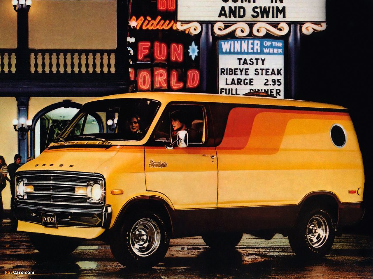 Dodge Street Van 1976–77 wallpaper