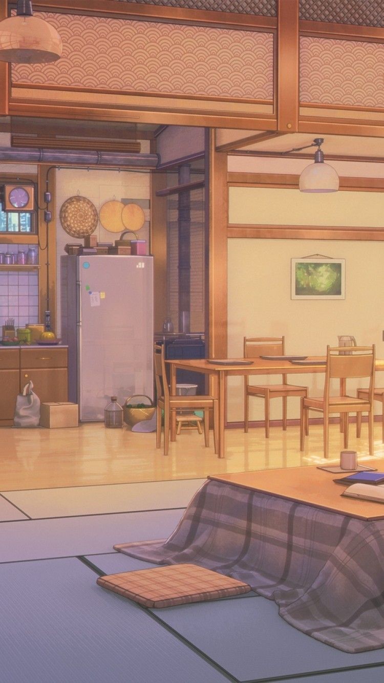 Materi Pelajaran 8: Anime Living Room Scenery