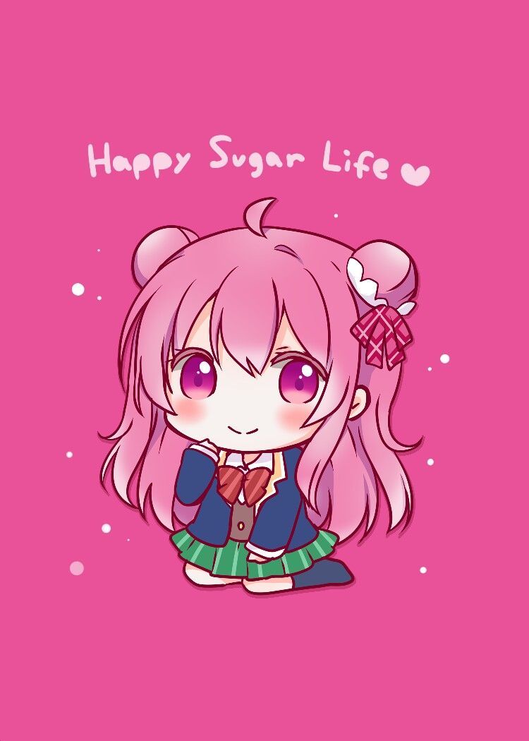 Anime. Series. Happy Sugar Life. Yandere anime, Anime wallpaper