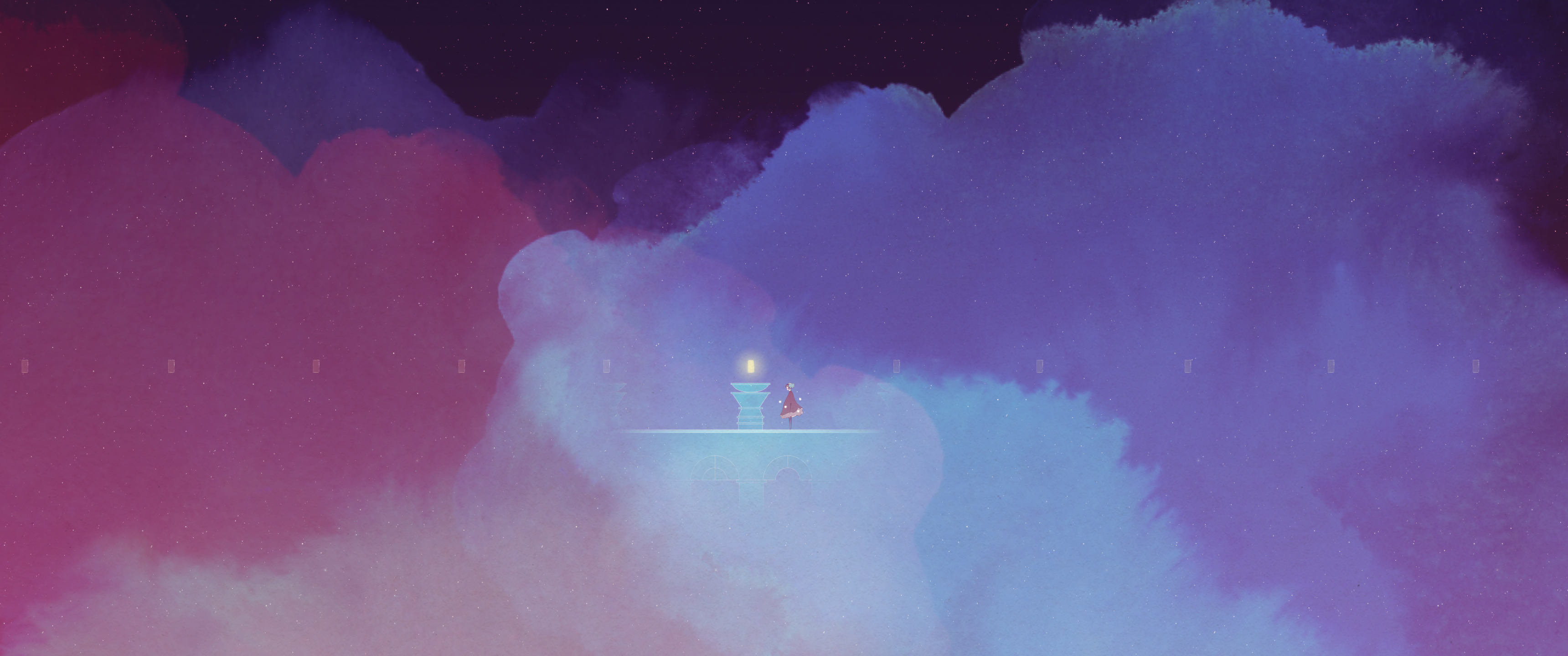 Perfect little game called GRIS [3440x144] : WidescreenWallpapers
