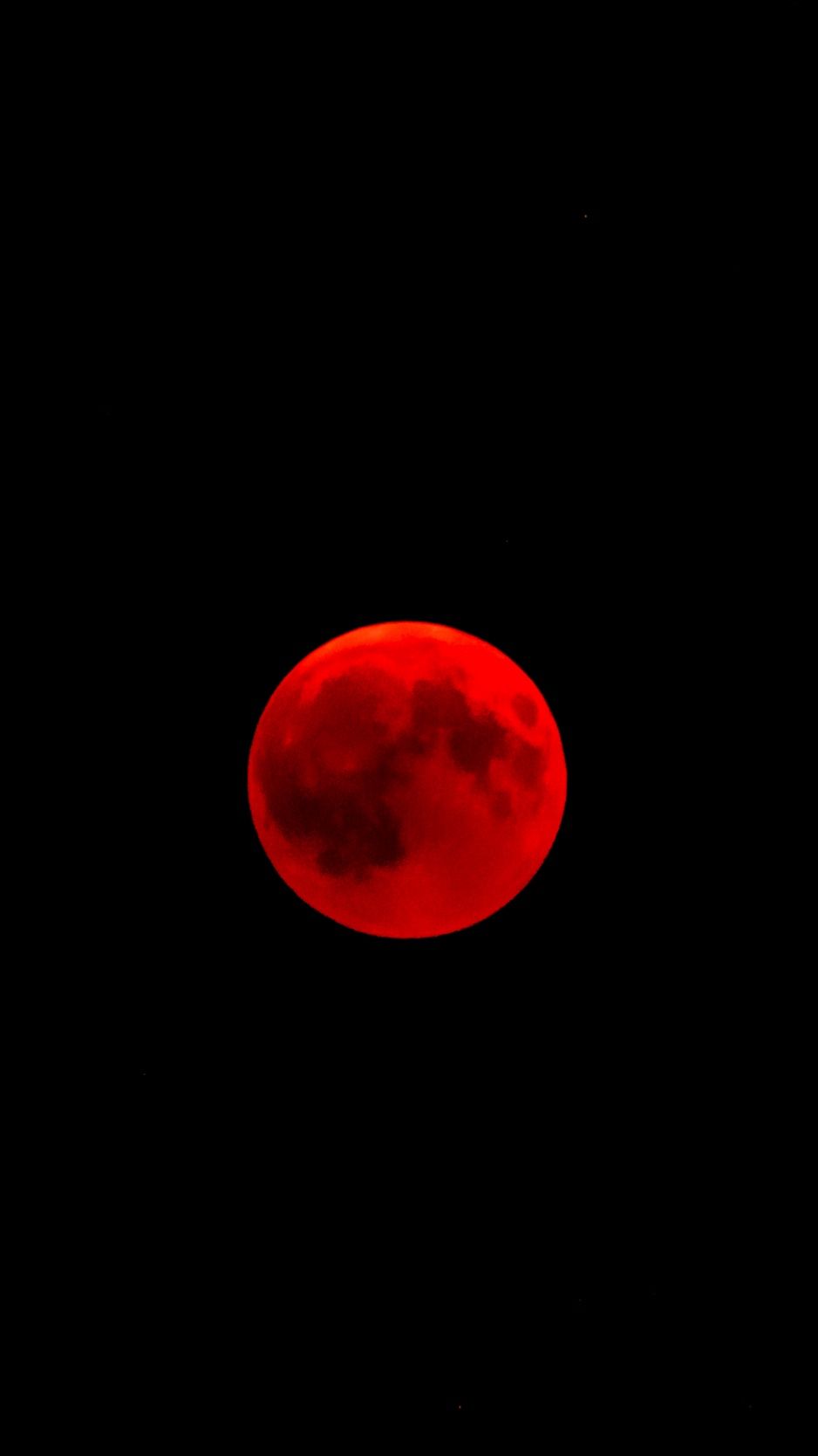 Download wallpaper 938x1668 moon, full moon, eclipse, red moon