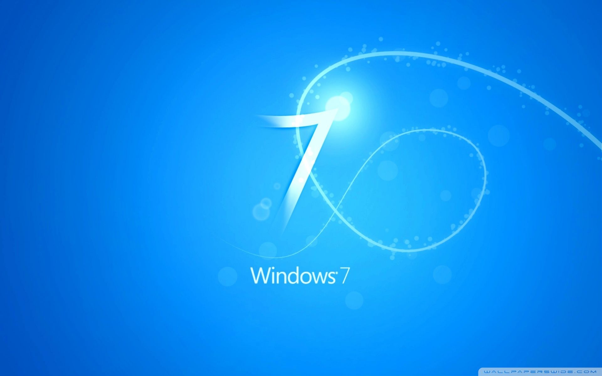 Blue Windows 7 Background Ultra HD Desktop Background Wallpaper for 4K UHD TV, Multi Display, Dual Monitor, Tablet