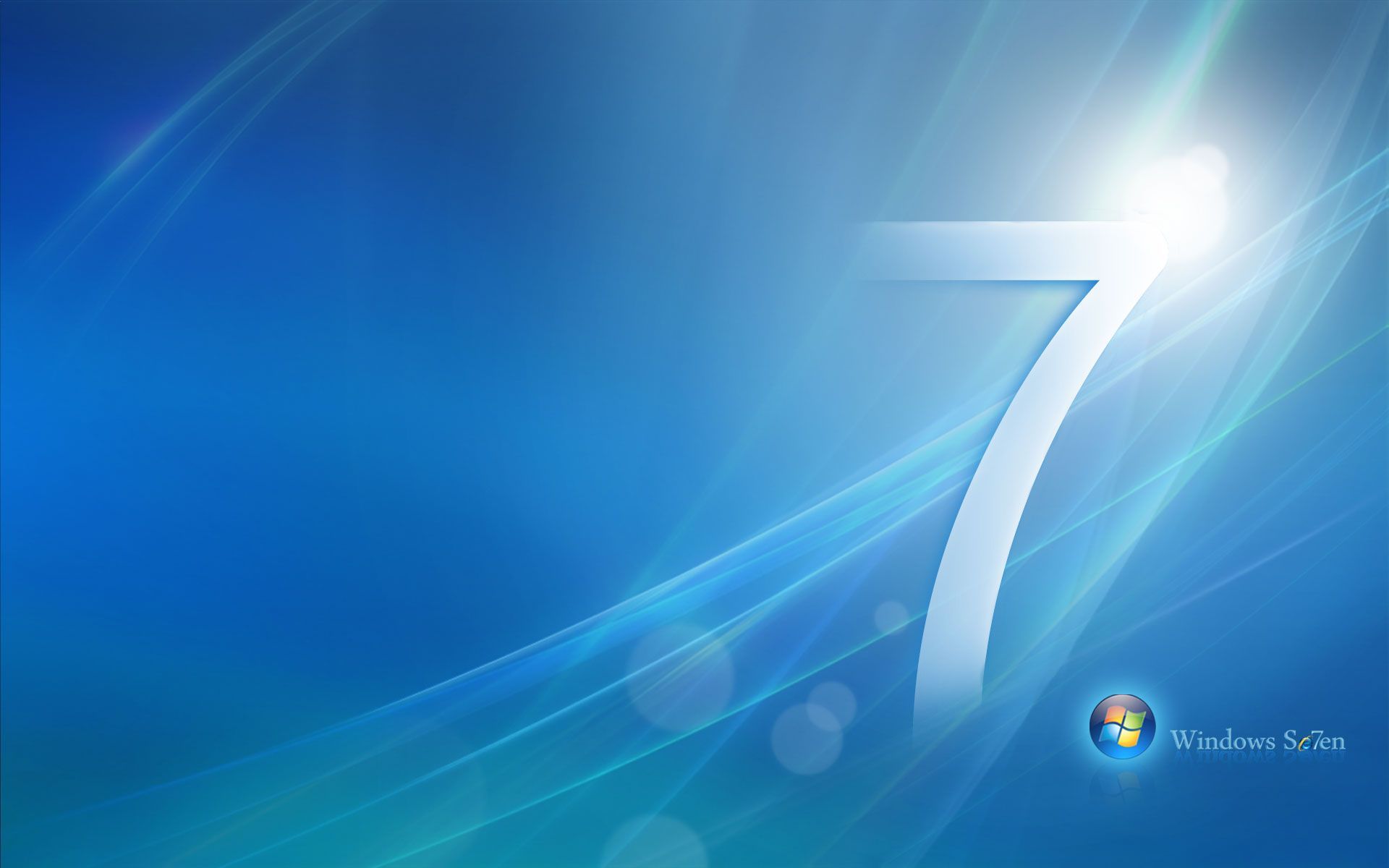 Windows 7 wallpaper. Windows wallpaper, Blue background