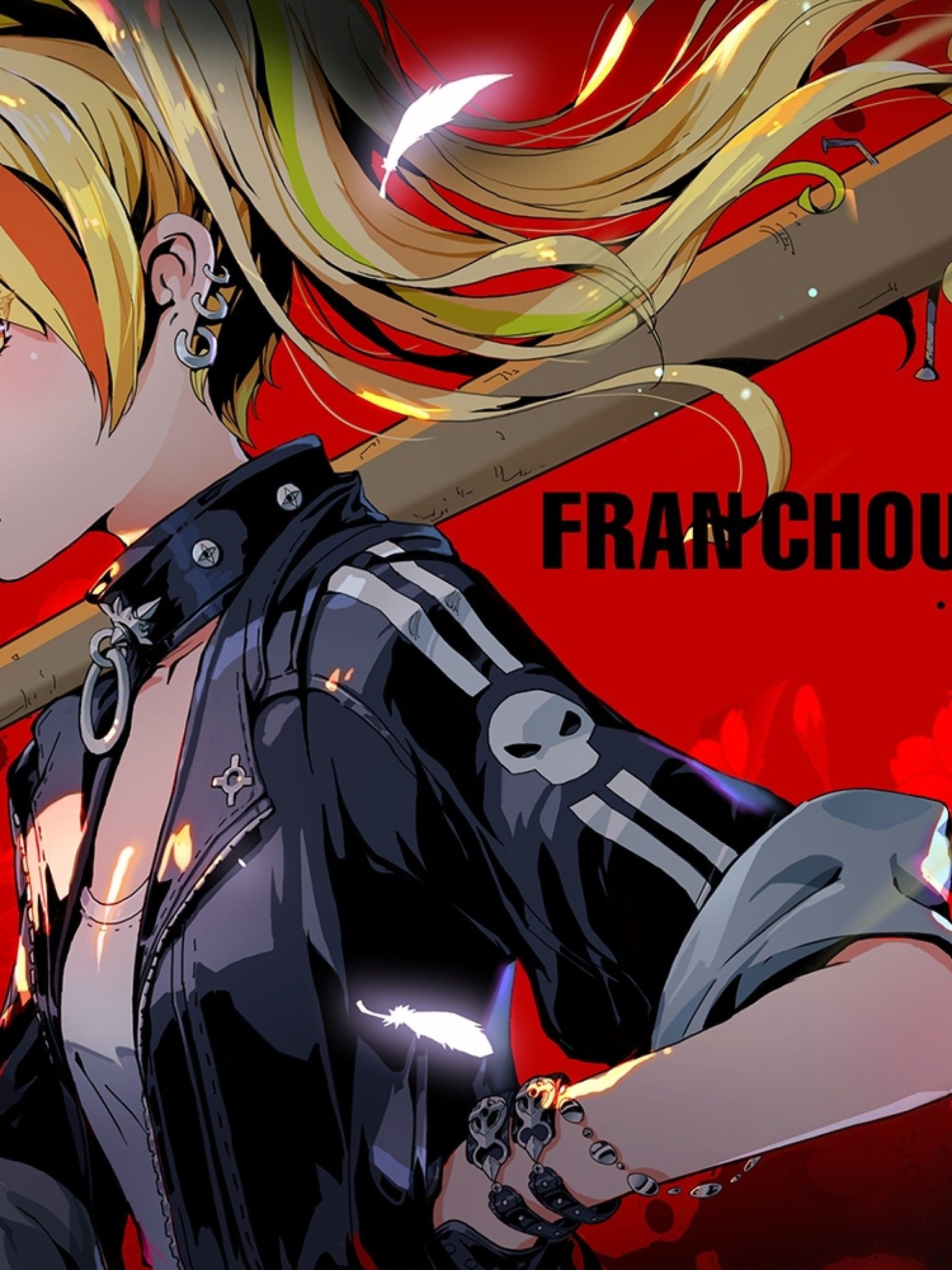 Download 1536x2048 Nikaidou Saki, Zombieland Saga, Choker, Gloves