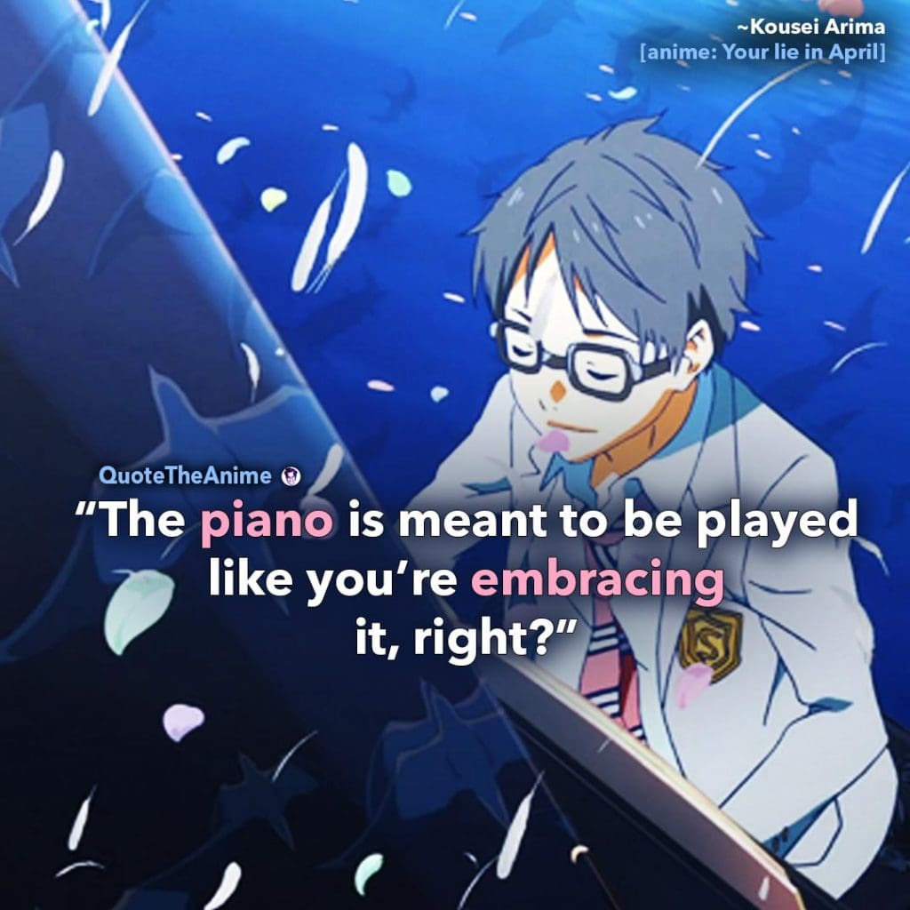 Your lie in April Quotes that make you CRY (Images)
