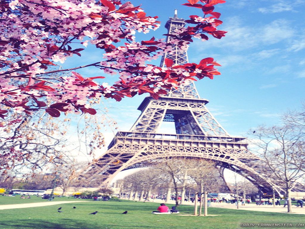Paris in the Spring Wallpaper