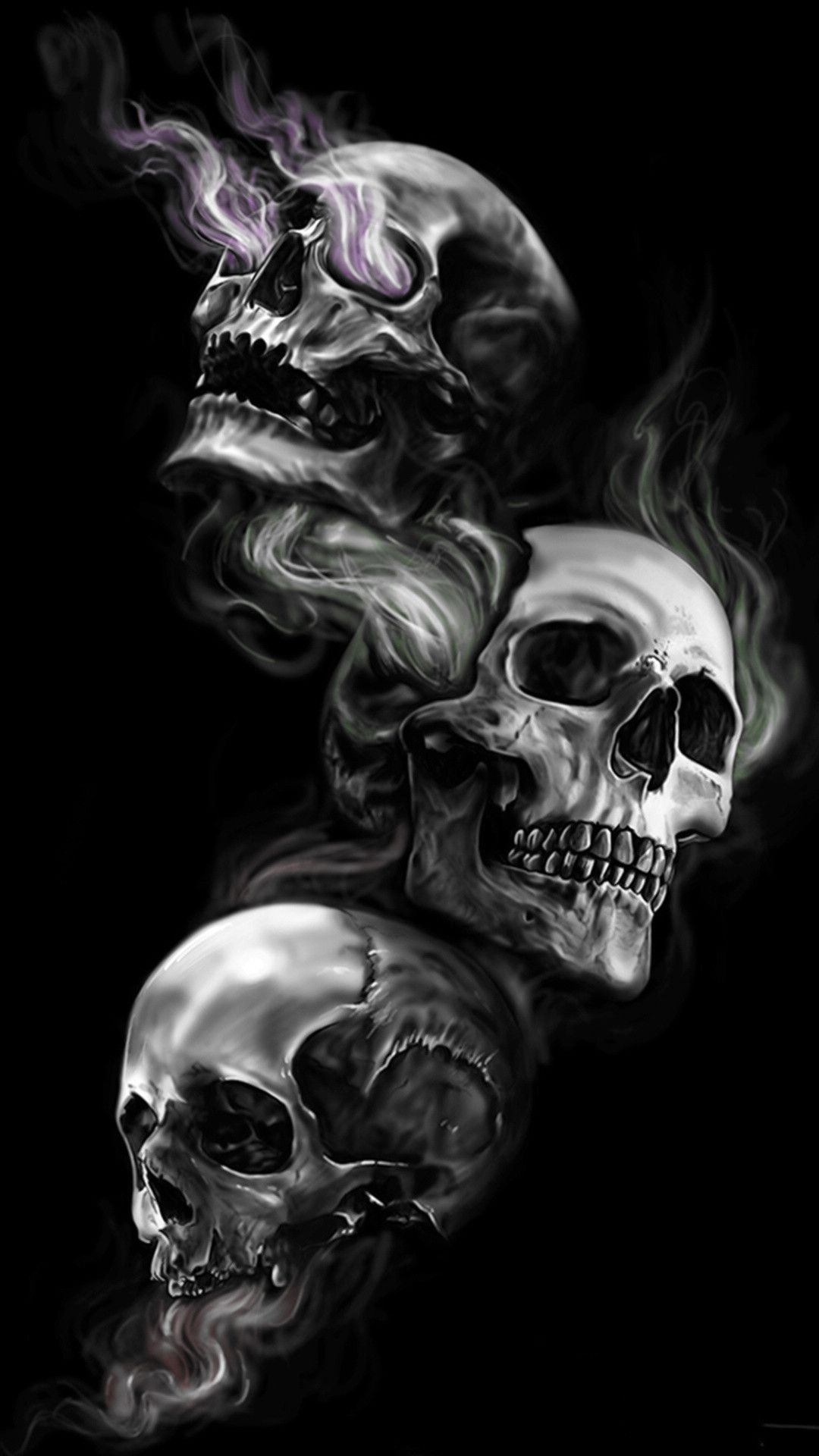 Dark skull evil horror skulls art artwork skeleton d wallpaper  5300x2981   694305  Skull wallpaper Hd skull wallpapers Skull art