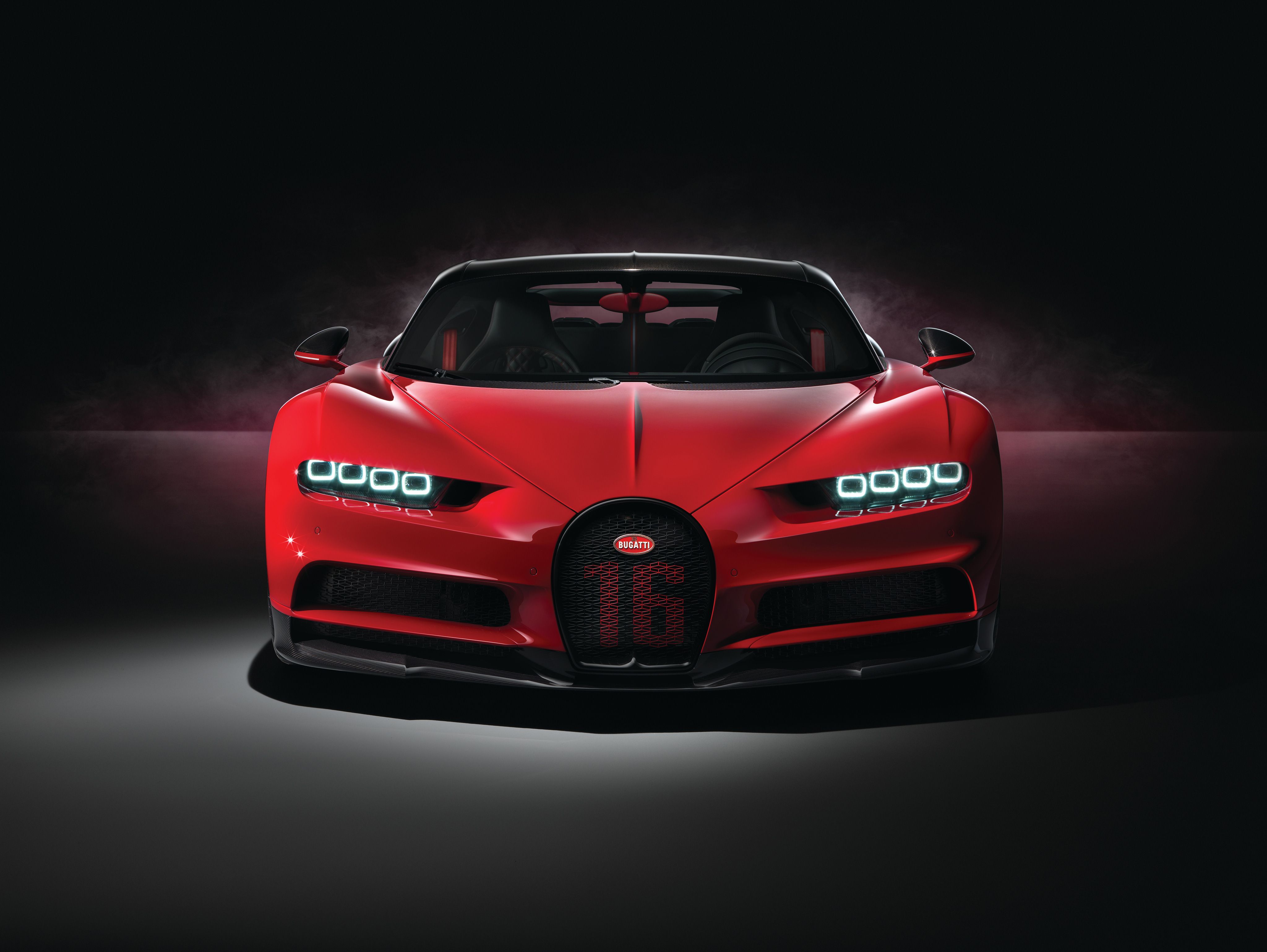 Red Bugatti Chiron Sport 2018 4k, HD Cars, 4k Wallpaper, Image