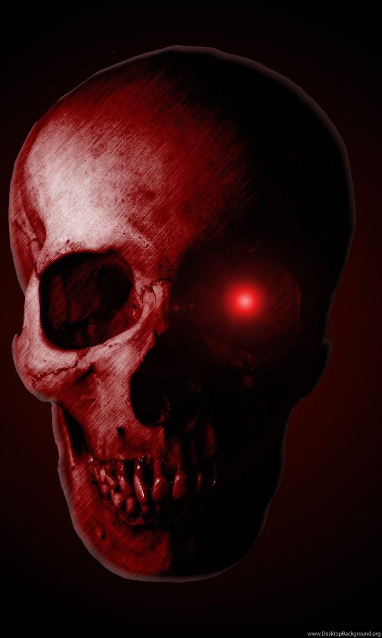 Evil Skull Wallpaper Desktop Background