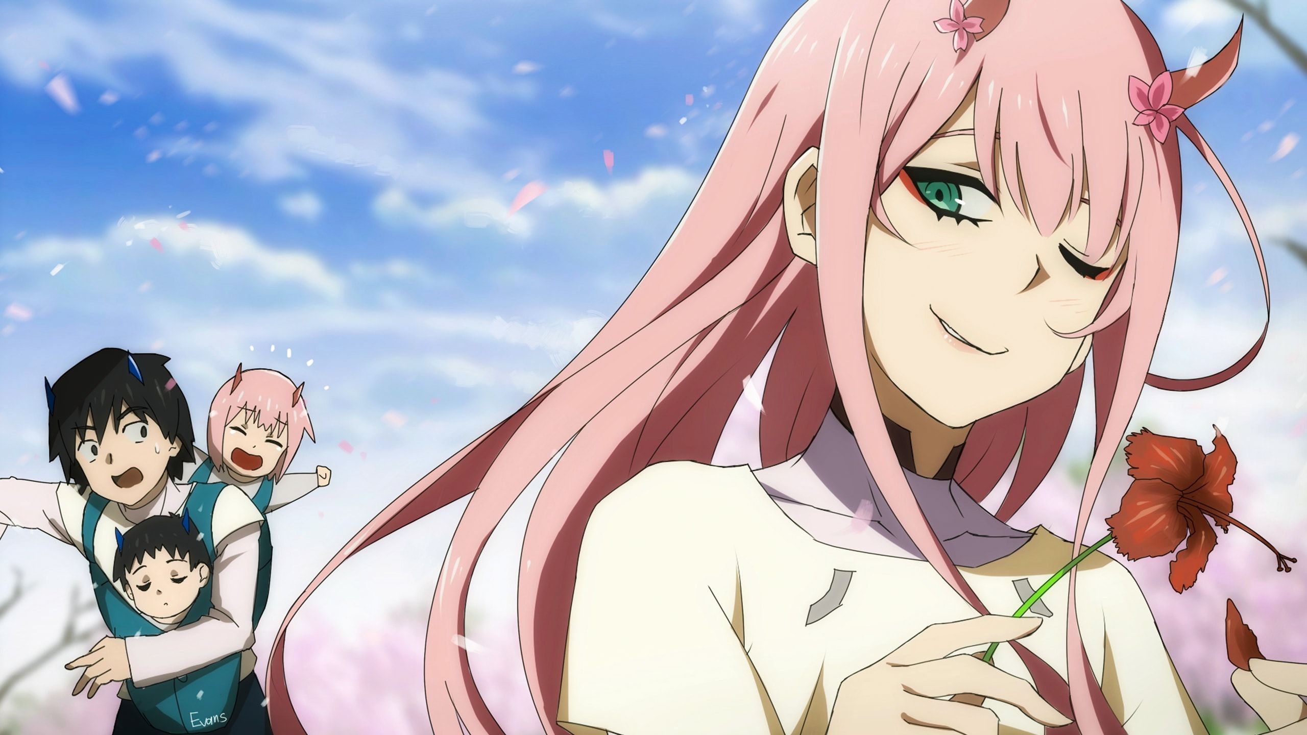 Zero Two Desktop Wallpaper