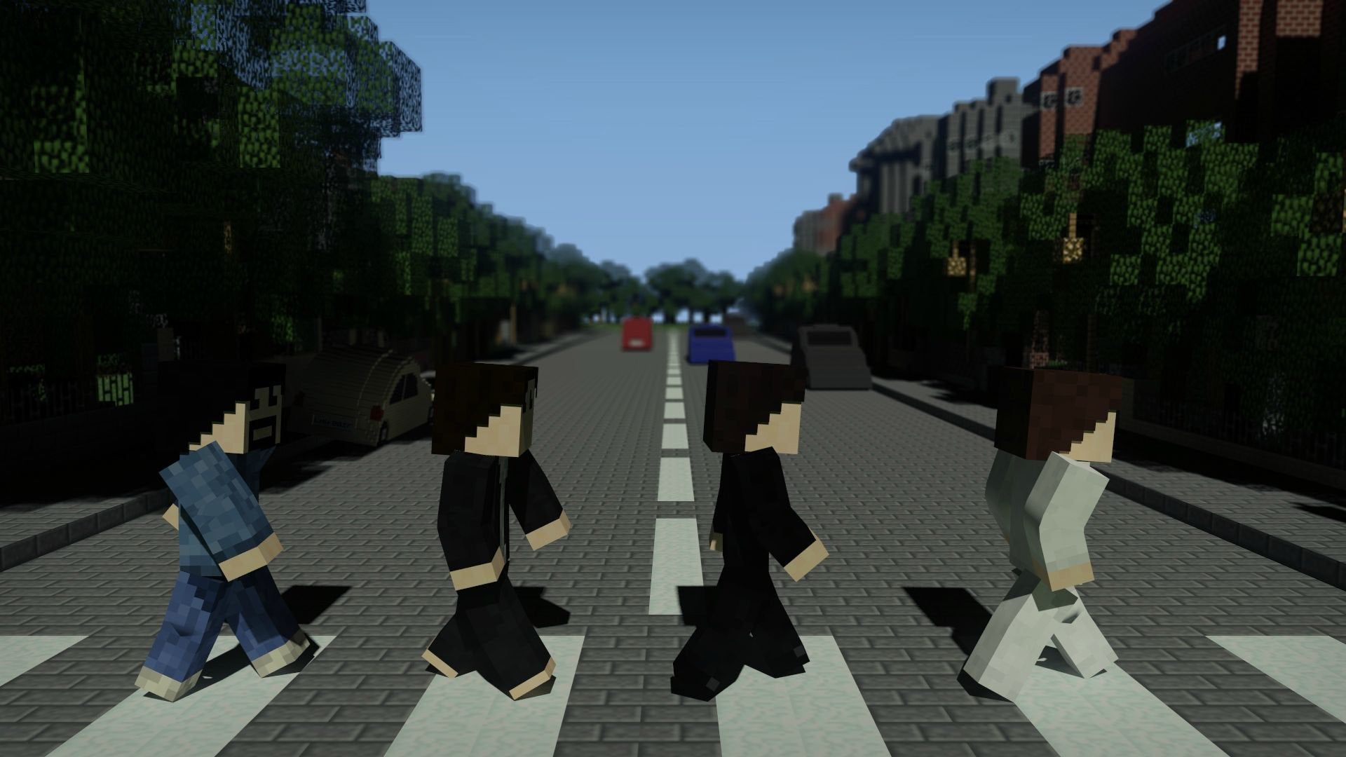 Abbey Road in Minecraft