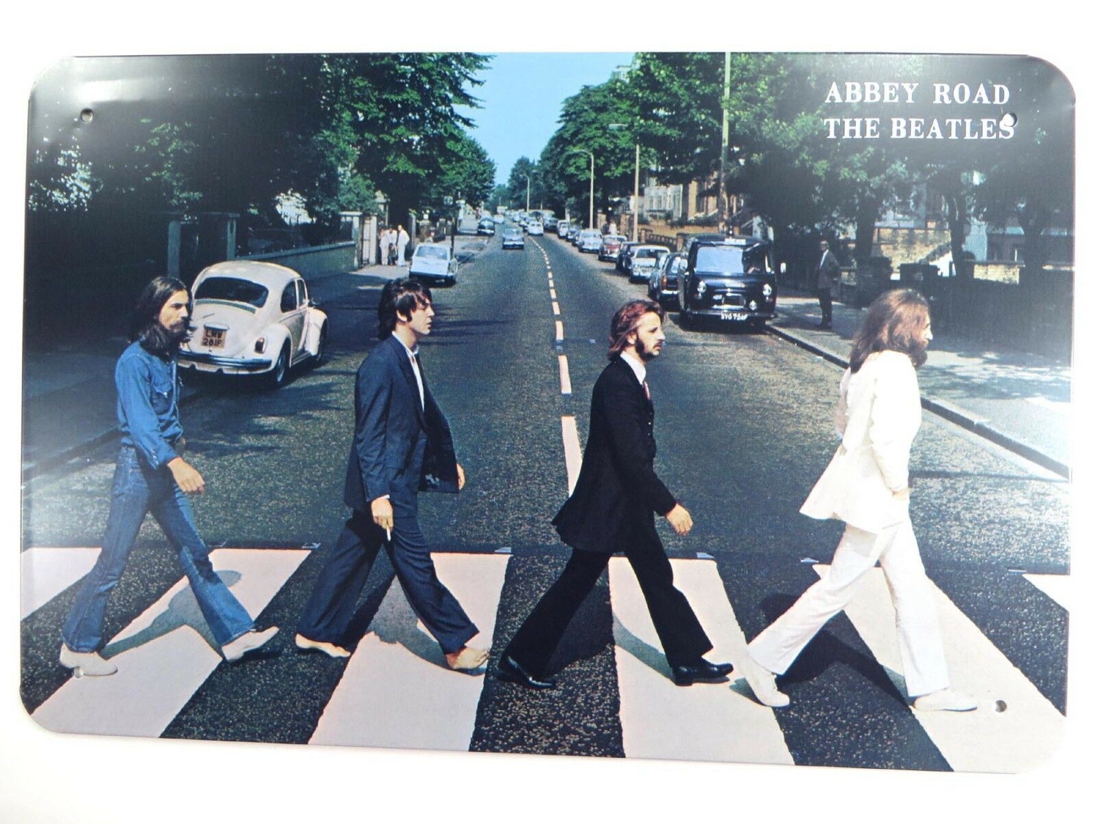 US Seller Abbey Road The Beatles Metal Poster Plaque Home Decor