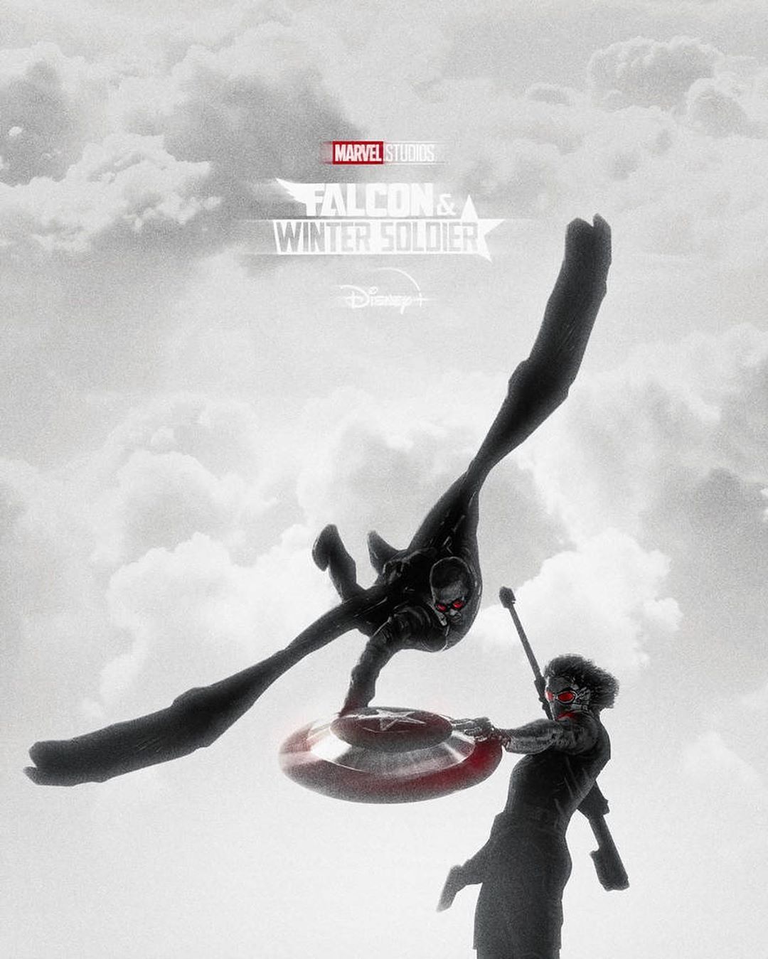 Coming soon. Falcon & Winter Soldier. A show streamed on Disney