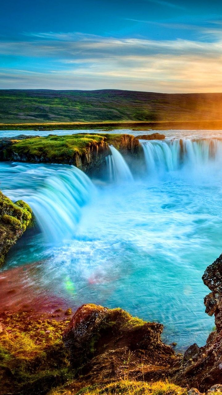 iPhone Wallpaper. Body of water, Nature, Waterfall, Natural