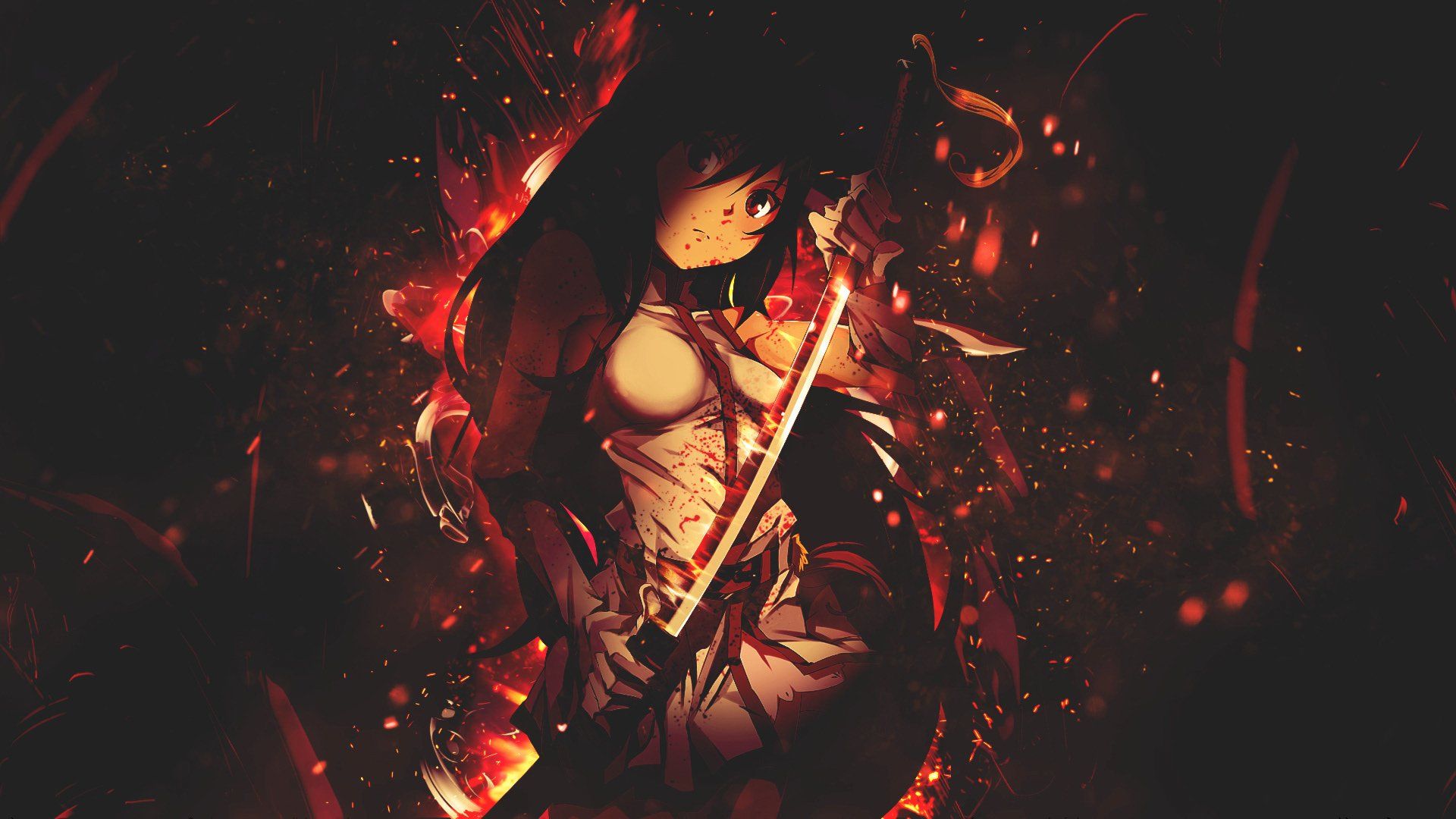 Blade Anime Girl HD Wallpaper