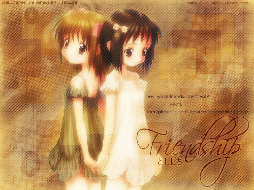 Friendship Anime Picture Friendship Wallpaper