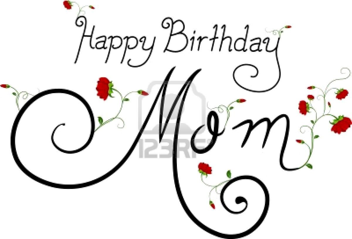 Happy Birthday Mom Clipart Free