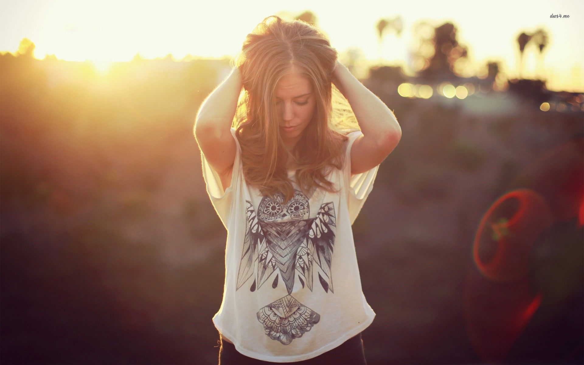 Hipster Girl Wallpaper