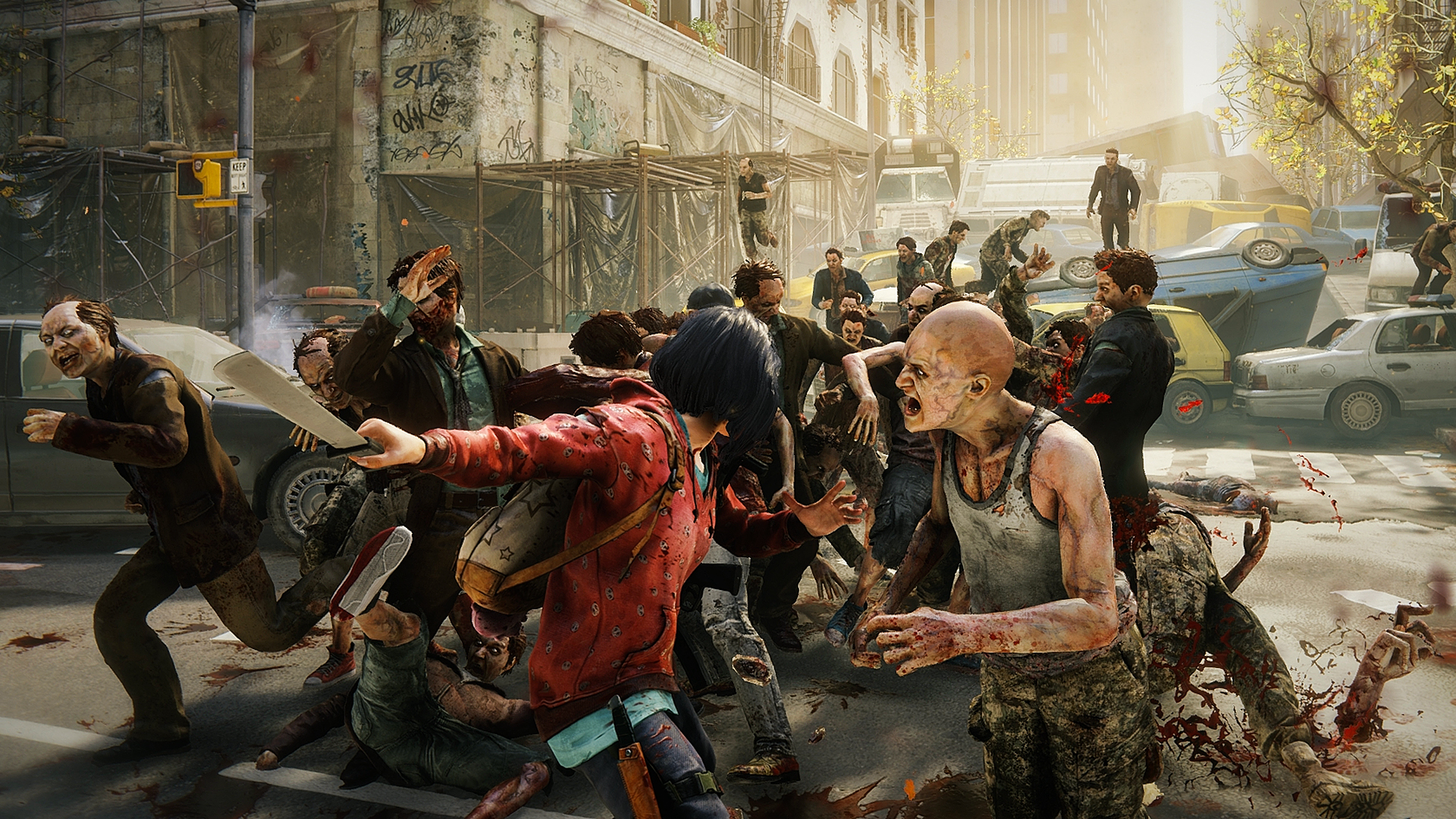 World War Z Unleashes New Ravenous Zombie Screenshots and Chaotic