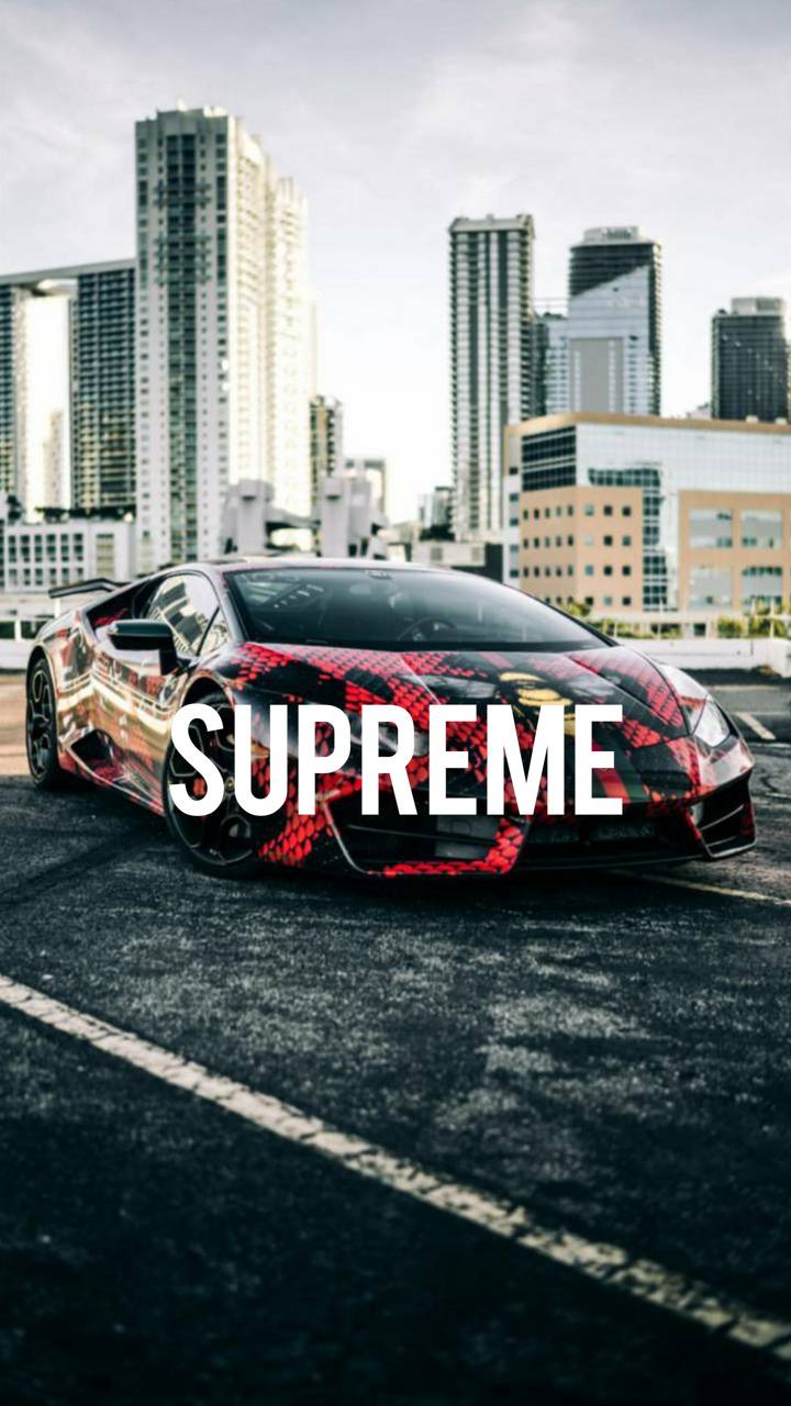Supreme Lamborghini wallpaper