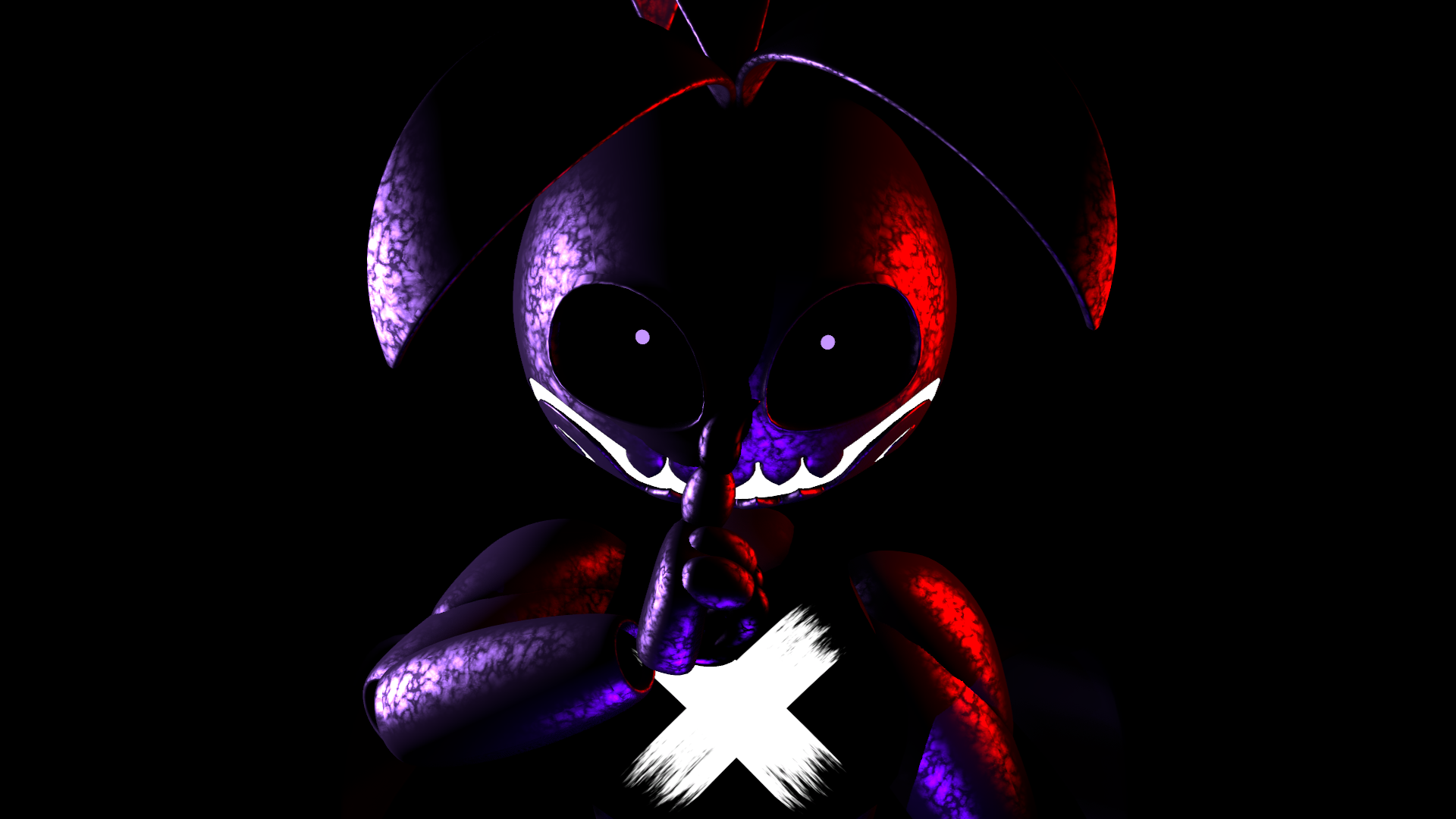 Shadow Toy Chica render. 