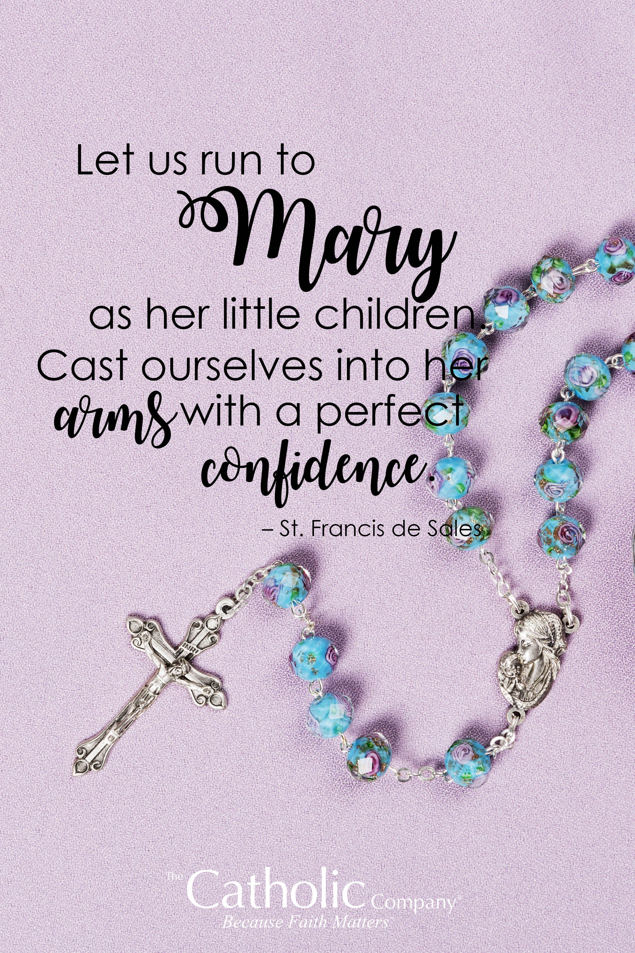 Aqua & Rose Bead Rosary. Rosary quotes, Faith prayer, True faith