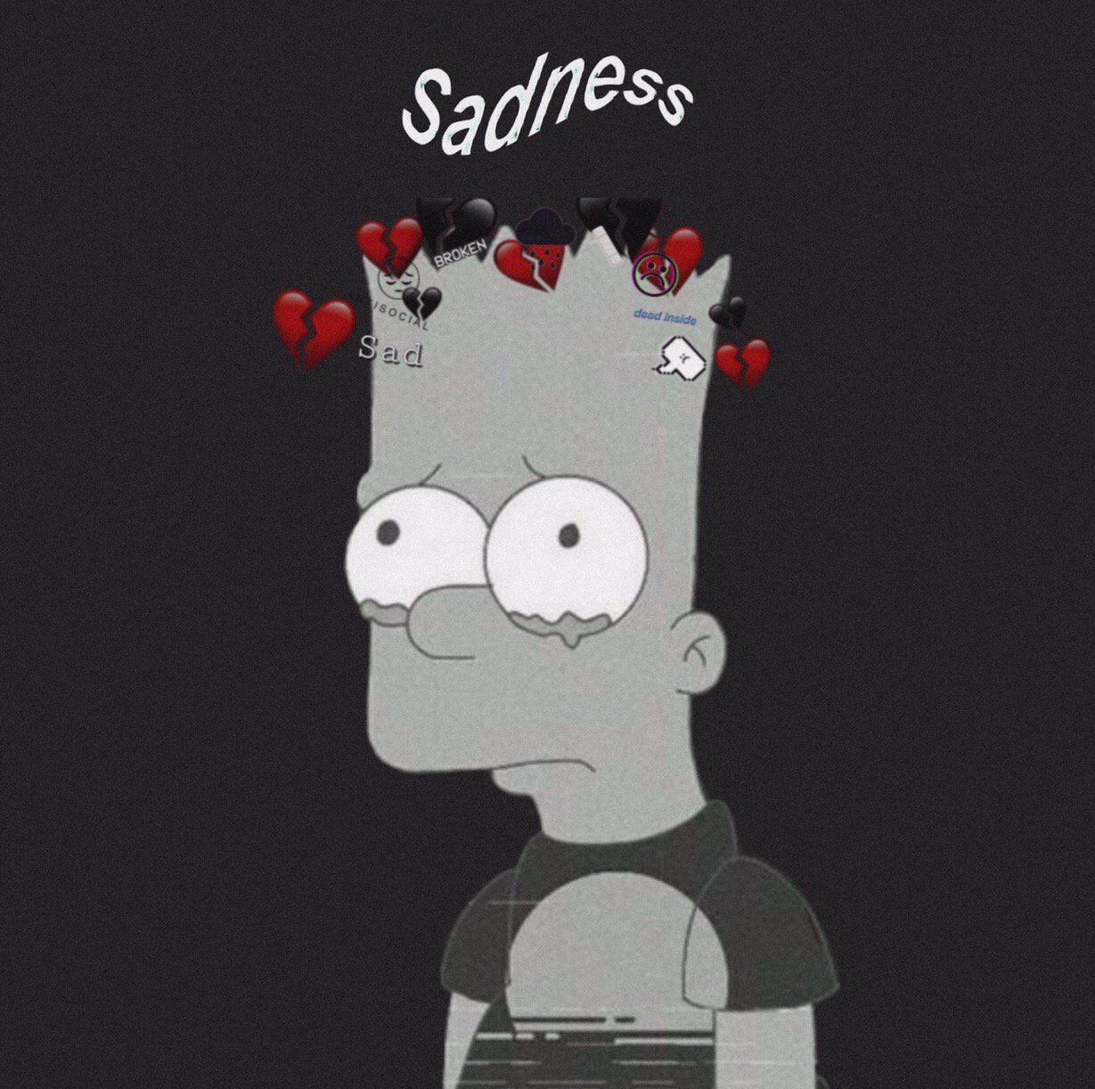 Sad Bart Pfp - Sad Aesthetic Pictures Simpsons Wallpapers | Giblrisbox